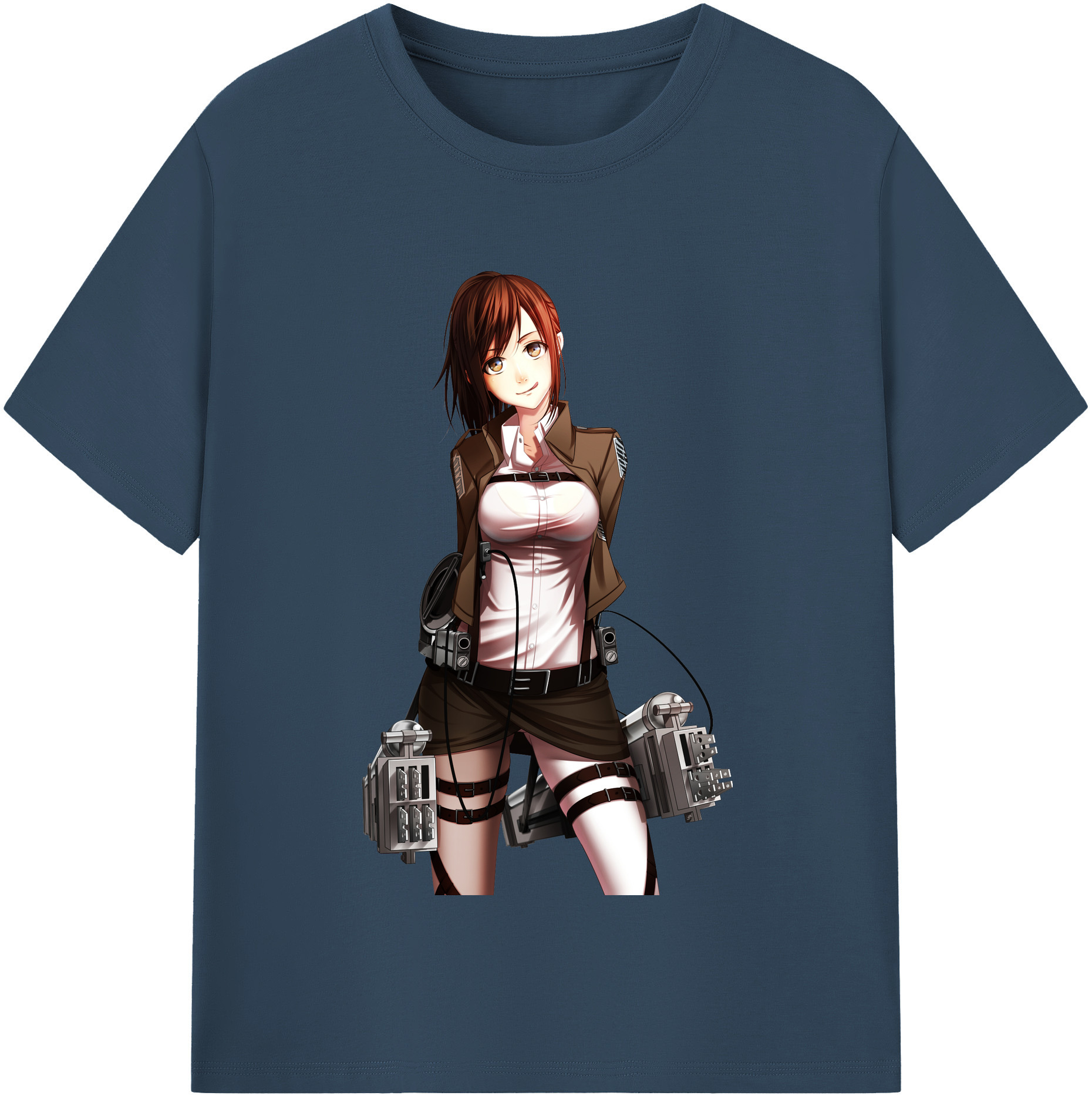 （画像用） 進撃の巨人 サシャ·ブラウス Attack on Titan Sasha Blaus レディースカジュアルプリントTシャツ（綿100％）