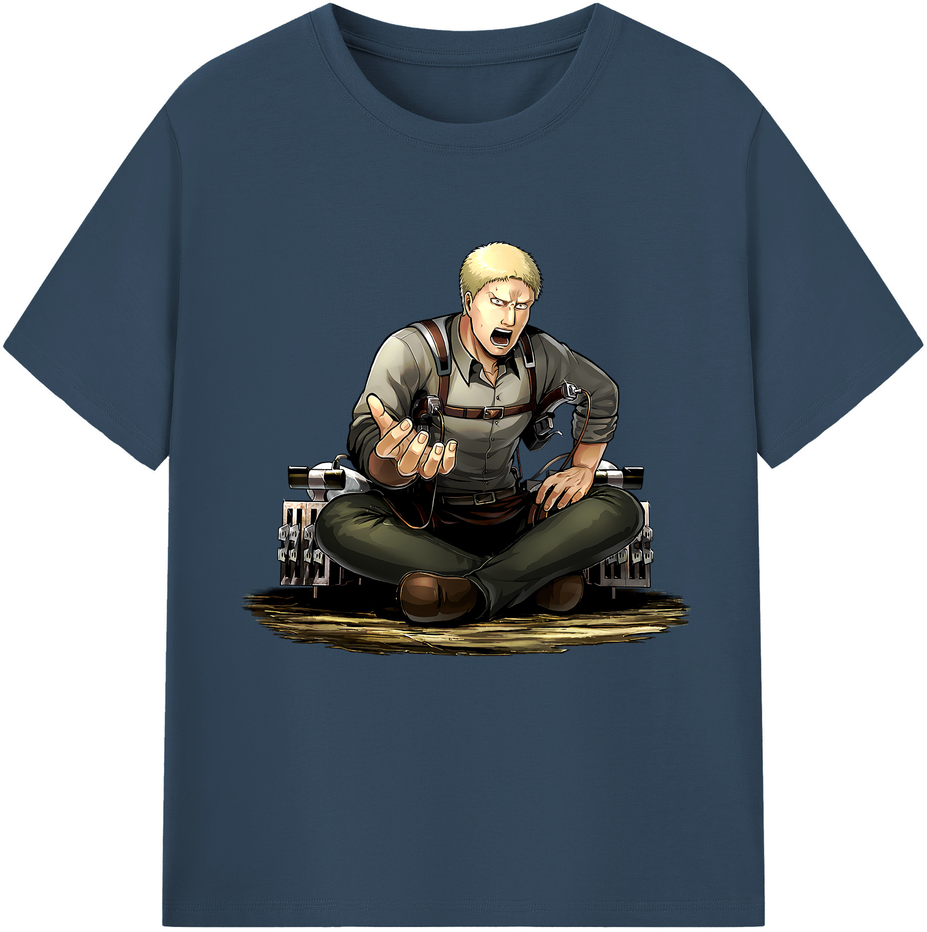 （画像用） 進撃の巨人 ライナー・ブラウン Attack on Titan Reiner Braun レディースカジュアルプリントTシャツ（綿100％）