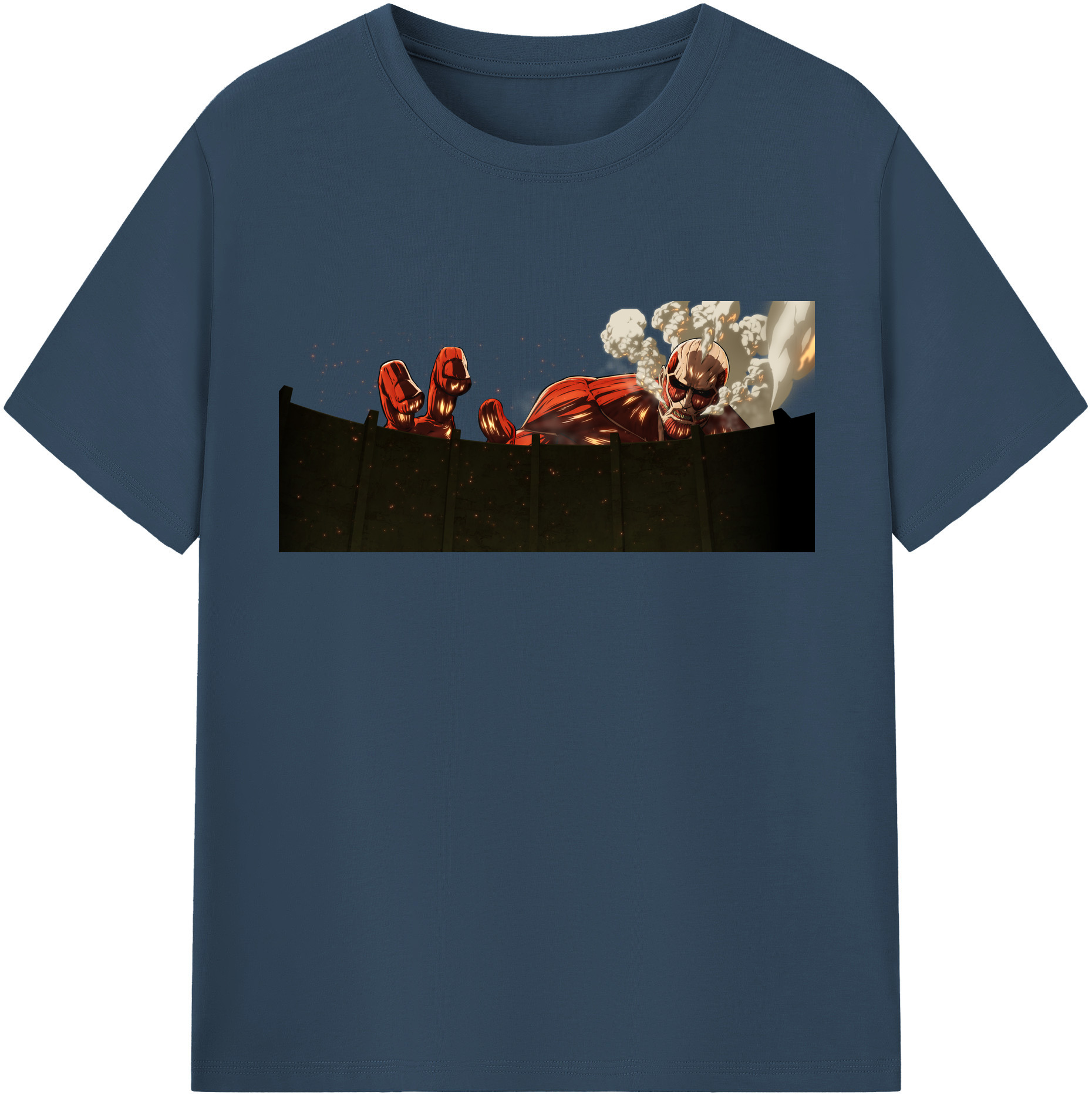 （画像用） 進撃の巨人 Attack on Titan レディースカジュアルプリントTシャツ（綿100％）