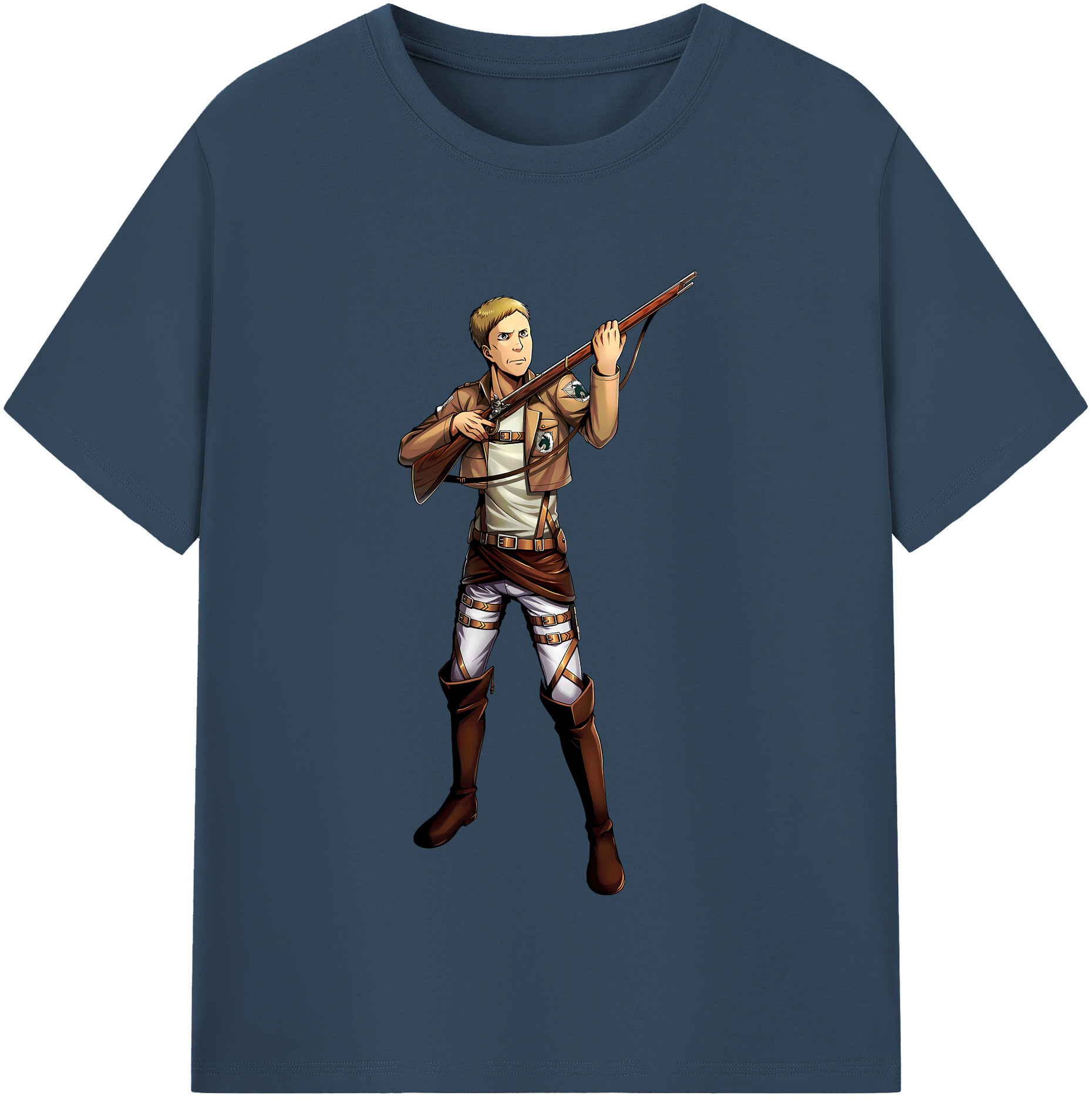 （画像用） 進撃の巨人 Attack on Titan レディースカジュアルプリントTシャツ（綿100％）