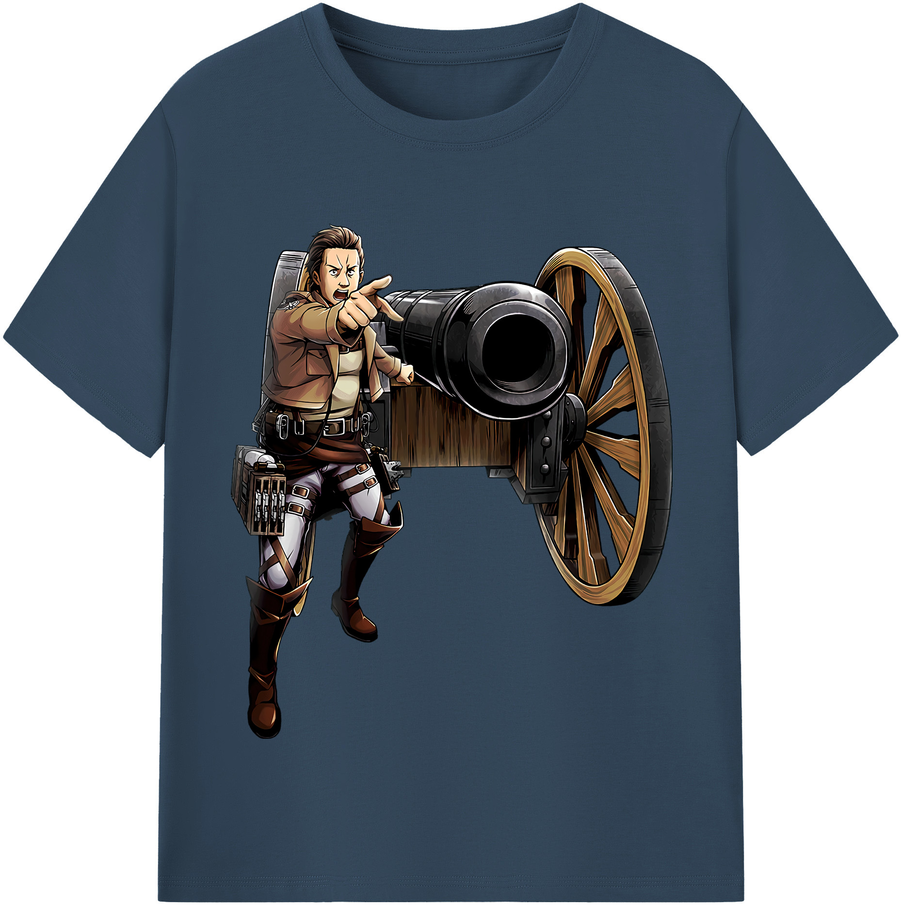 （画像用） 進撃の巨人 Attack on Titan レディースカジュアルプリントTシャツ（綿100％）