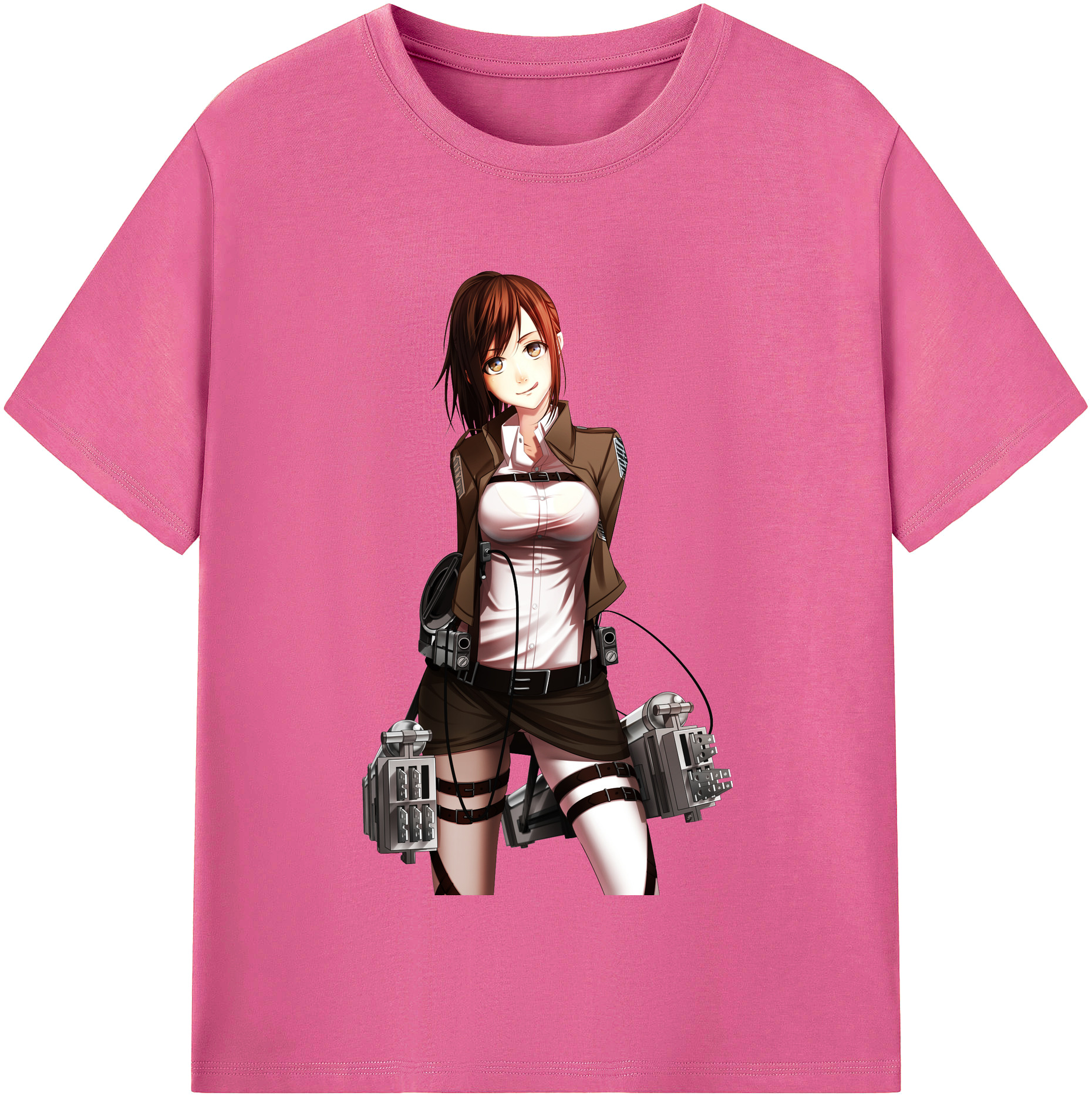 （画像用） 進撃の巨人 サシャ·ブラウス Attack on Titan Sasha Blaus レディースカジュアルプリントTシャツ（綿100％）