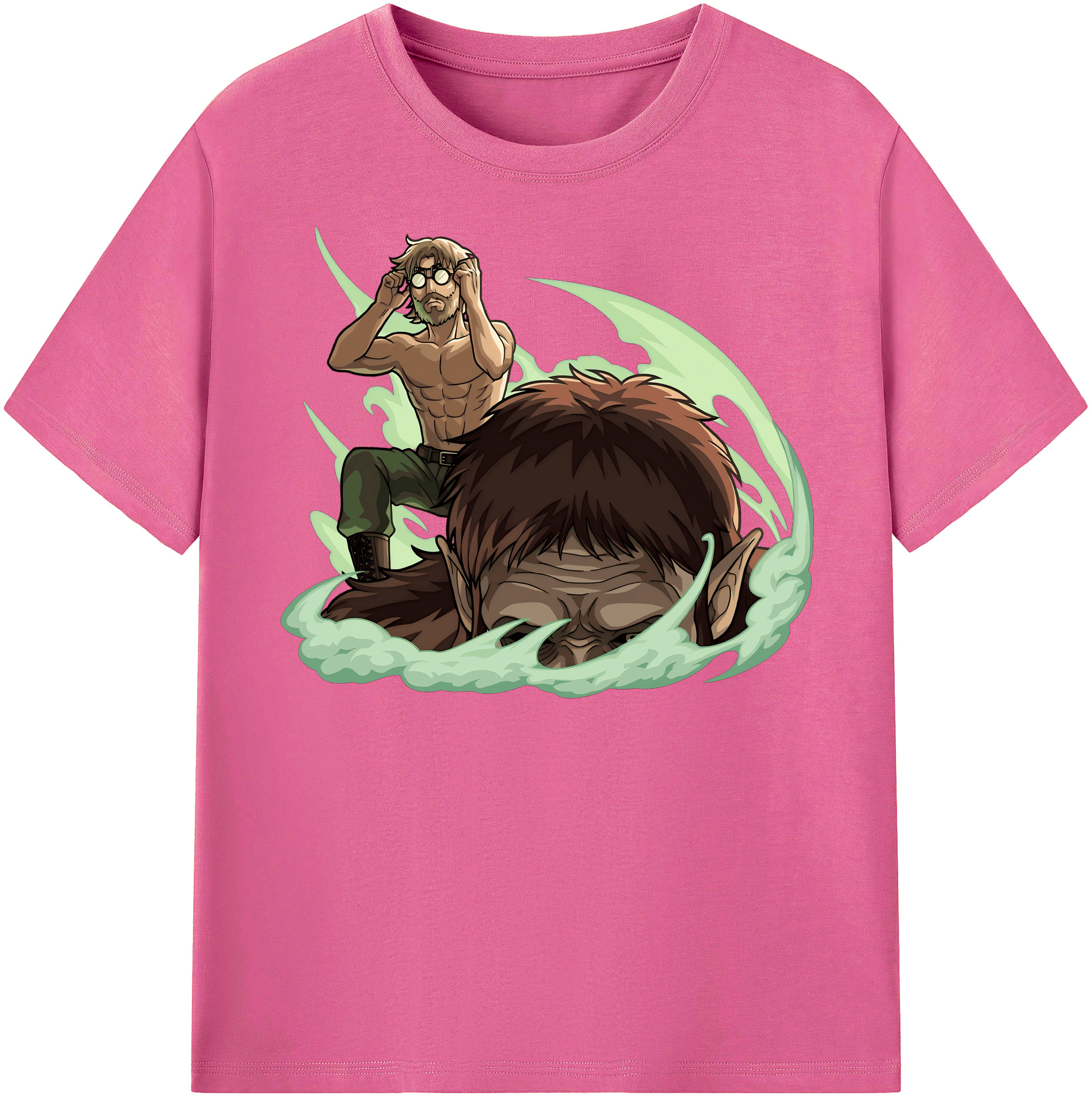 （画像用） 進撃の巨人 Attack on Titan レディースカジュアルプリントTシャツ（綿100％）