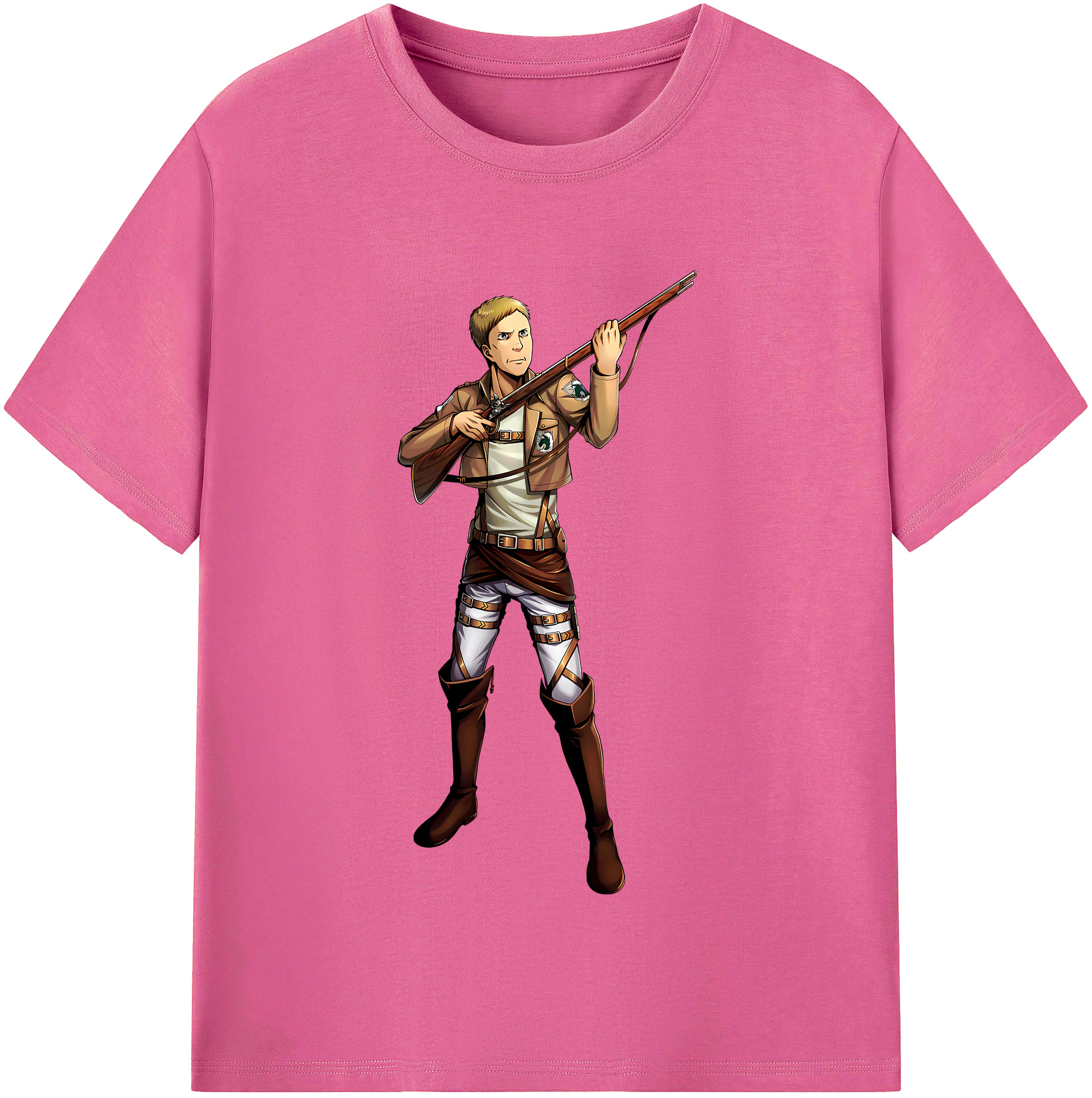 （画像用） 進撃の巨人 Attack on Titan レディースカジュアルプリントTシャツ（綿100％）