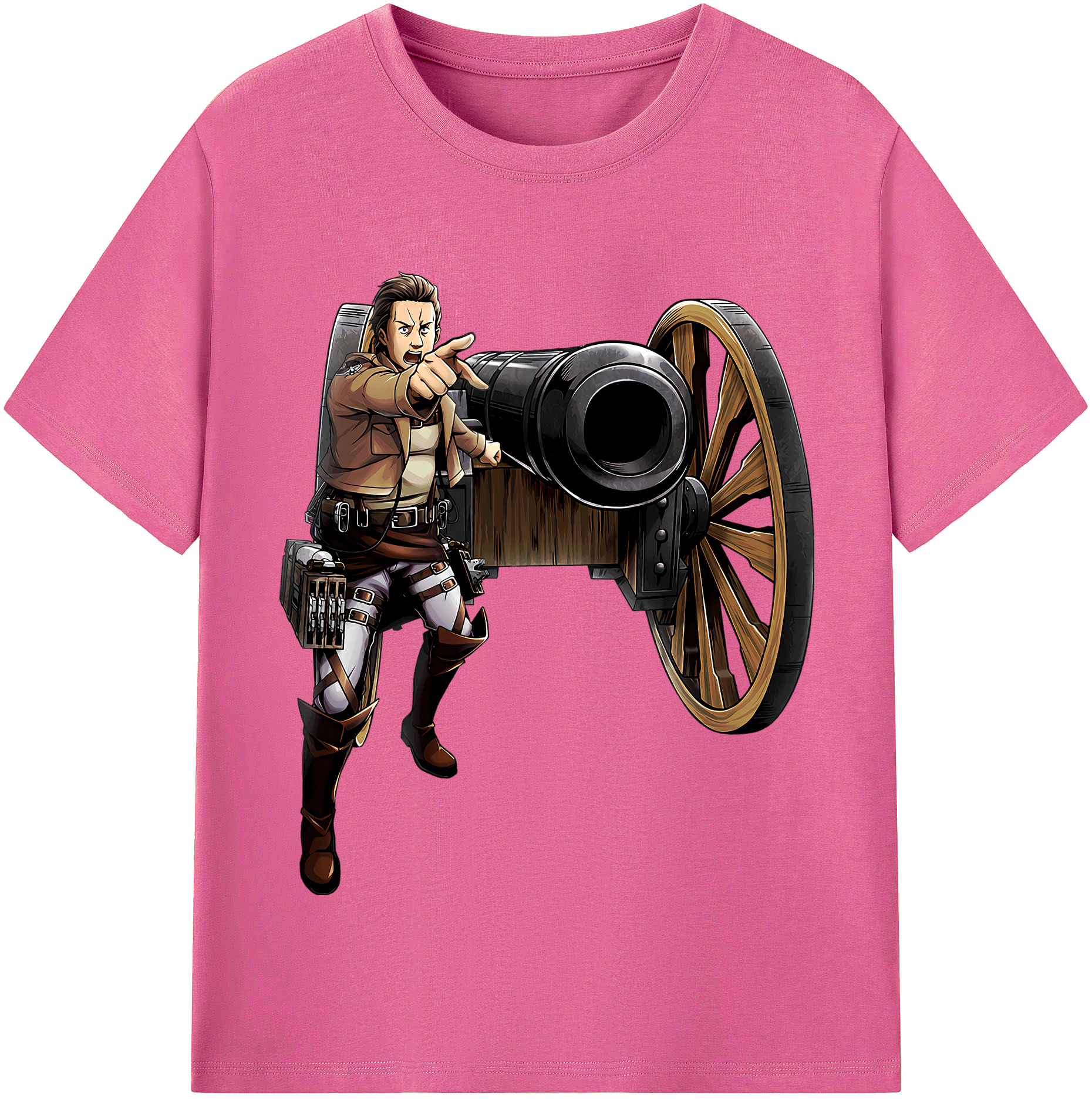 （画像用） 進撃の巨人 Attack on Titan レディースカジュアルプリントTシャツ（綿100％）