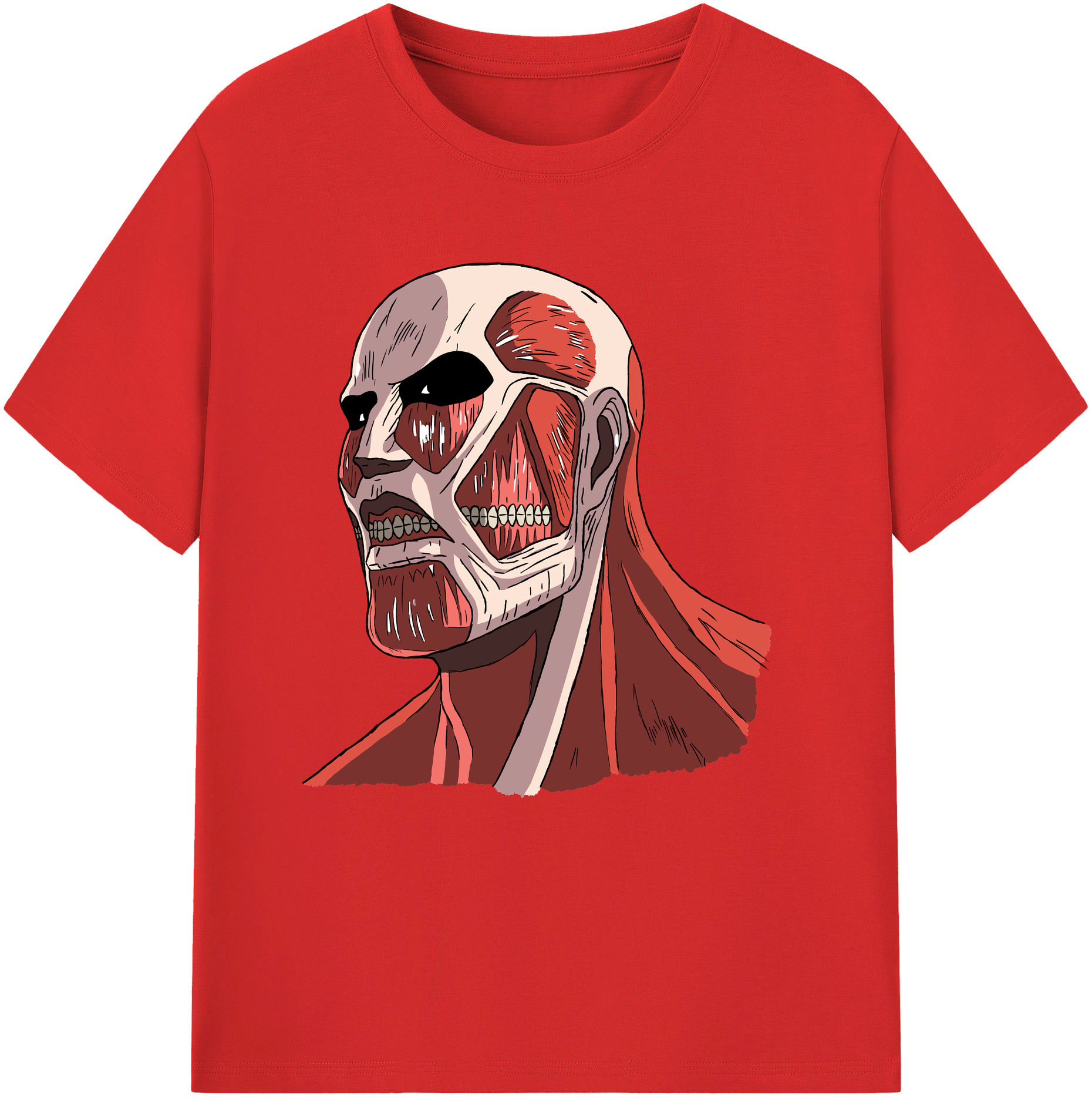 （画像用） 進撃の巨人 Attack on Titan レディースカジュアルプリントTシャツ（綿100％）