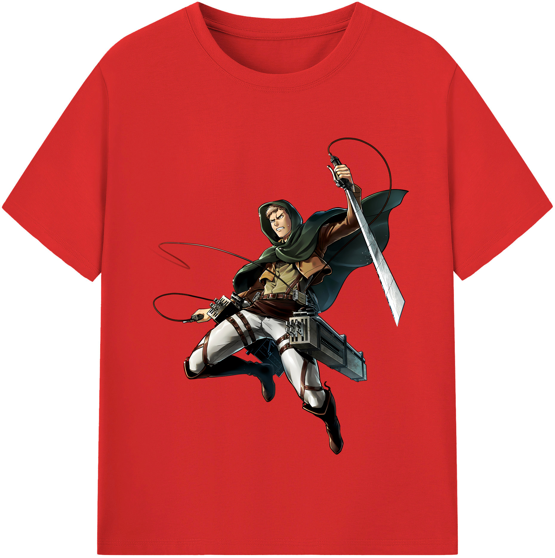 （画像用） 進撃の巨人 Attack on Titan レディースカジュアルプリントTシャツ（綿100％）