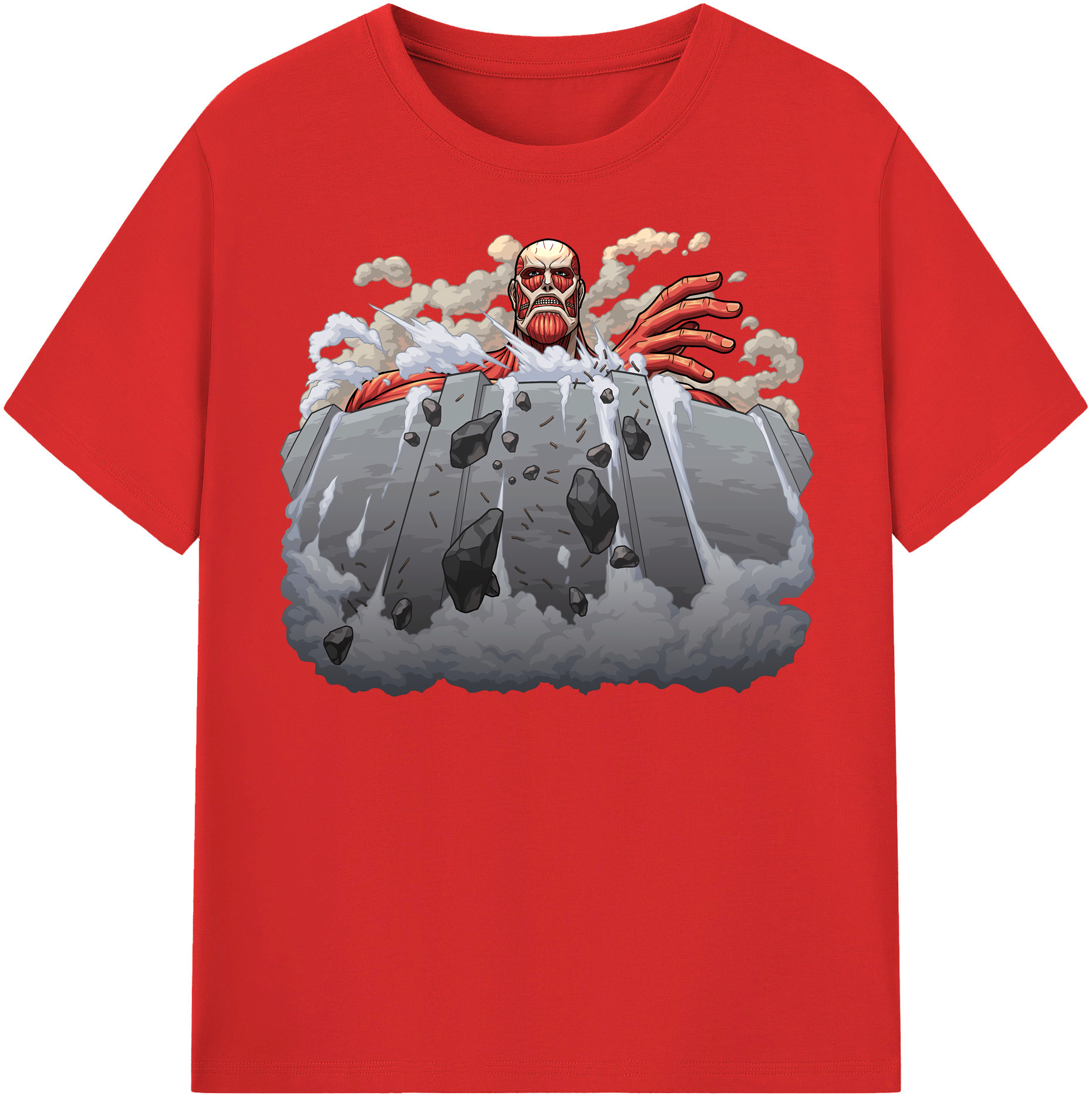 （画像用） 進撃の巨人 Attack on Titan レディースカジュアルプリントTシャツ（綿100％）