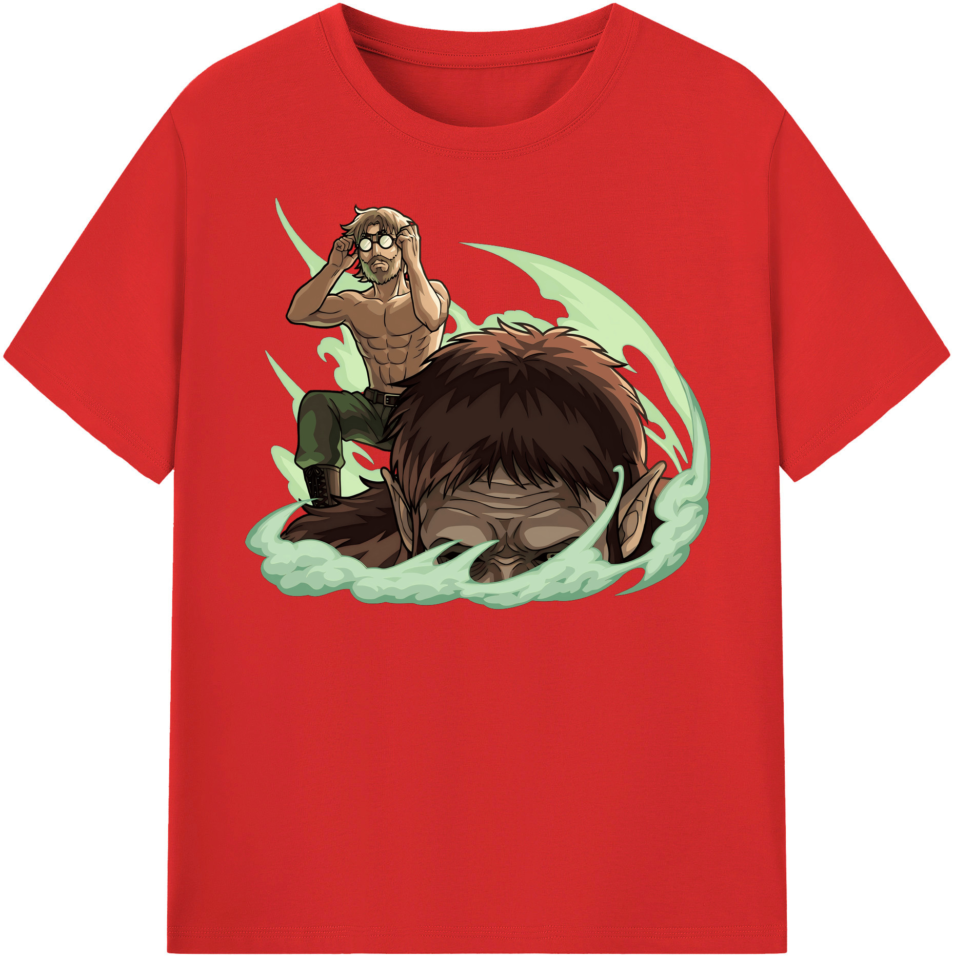 （画像用） 進撃の巨人 Attack on Titan レディースカジュアルプリントTシャツ（綿100％）