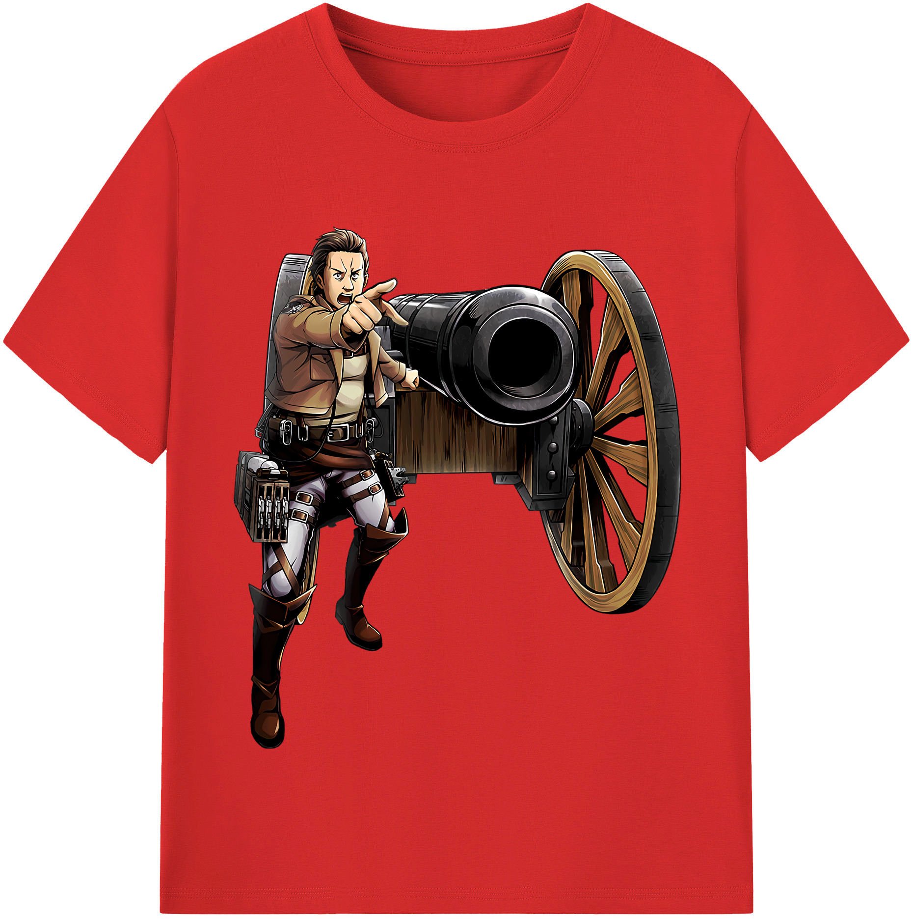（画像用） 進撃の巨人 Attack on Titan レディースカジュアルプリントTシャツ（綿100％）