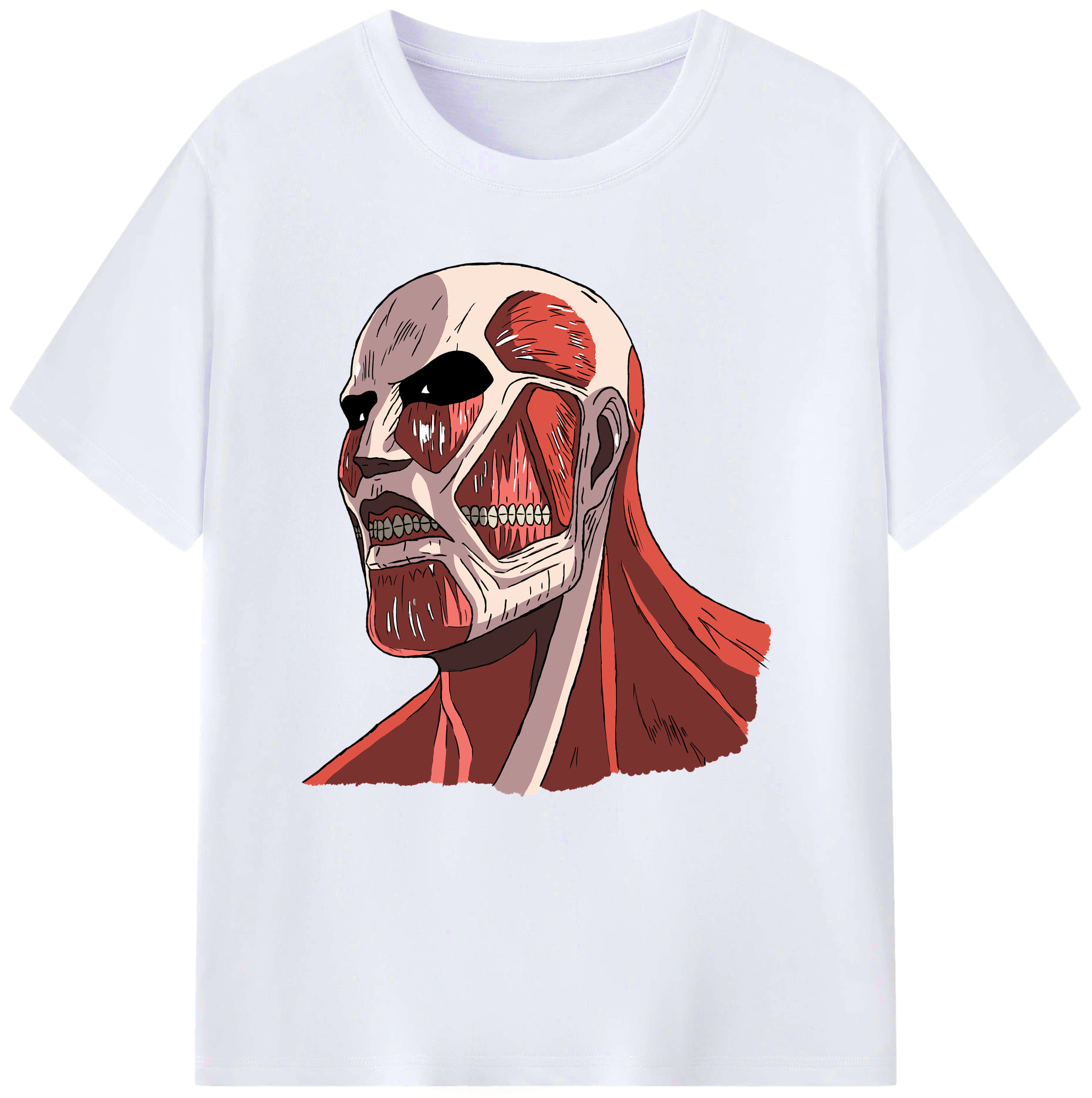 （画像用） 進撃の巨人 Attack on Titan レディースカジュアルプリントTシャツ（綿100％）