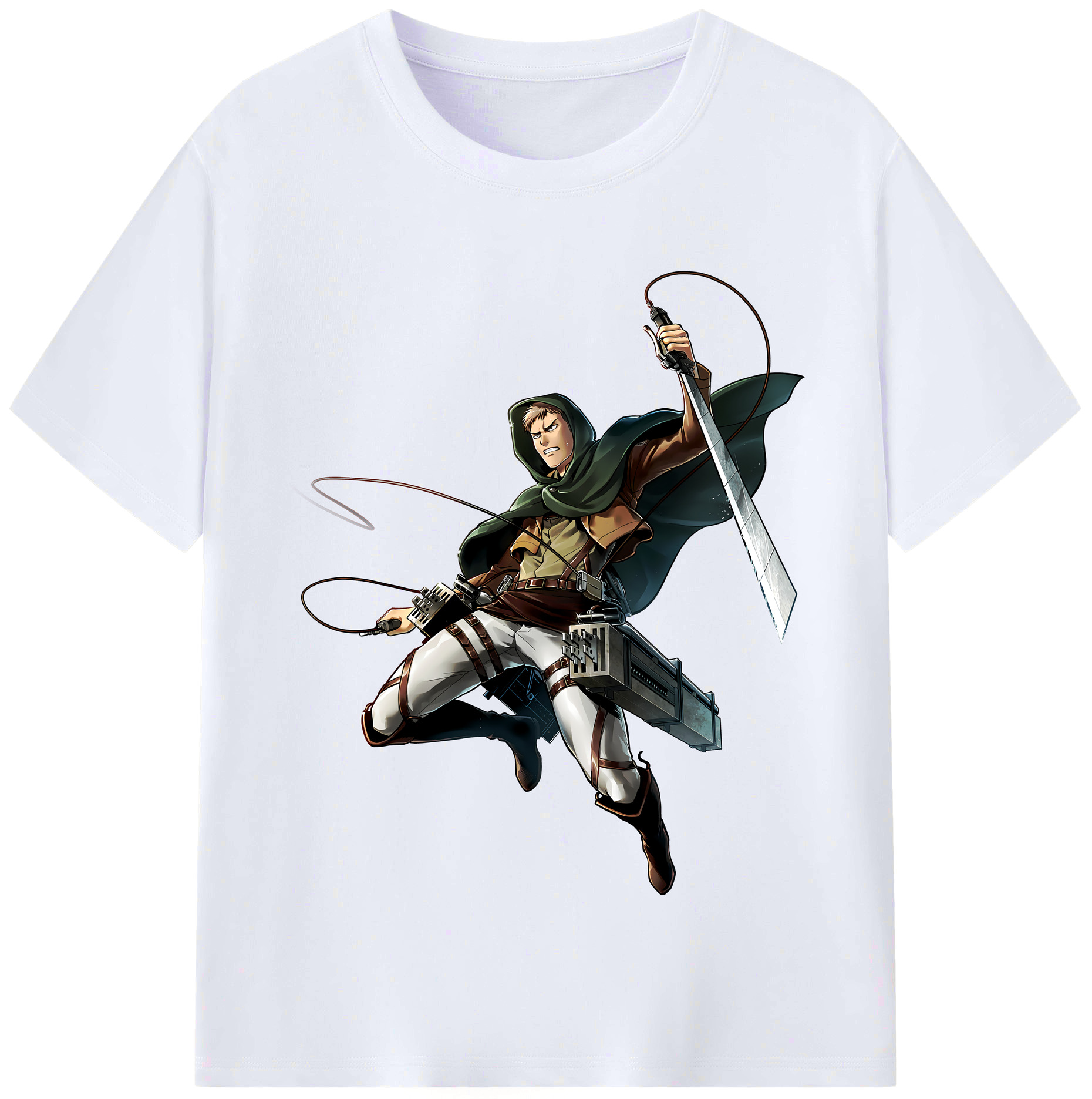 （画像用） 進撃の巨人 Attack on Titan レディースカジュアルプリントTシャツ（綿100％）