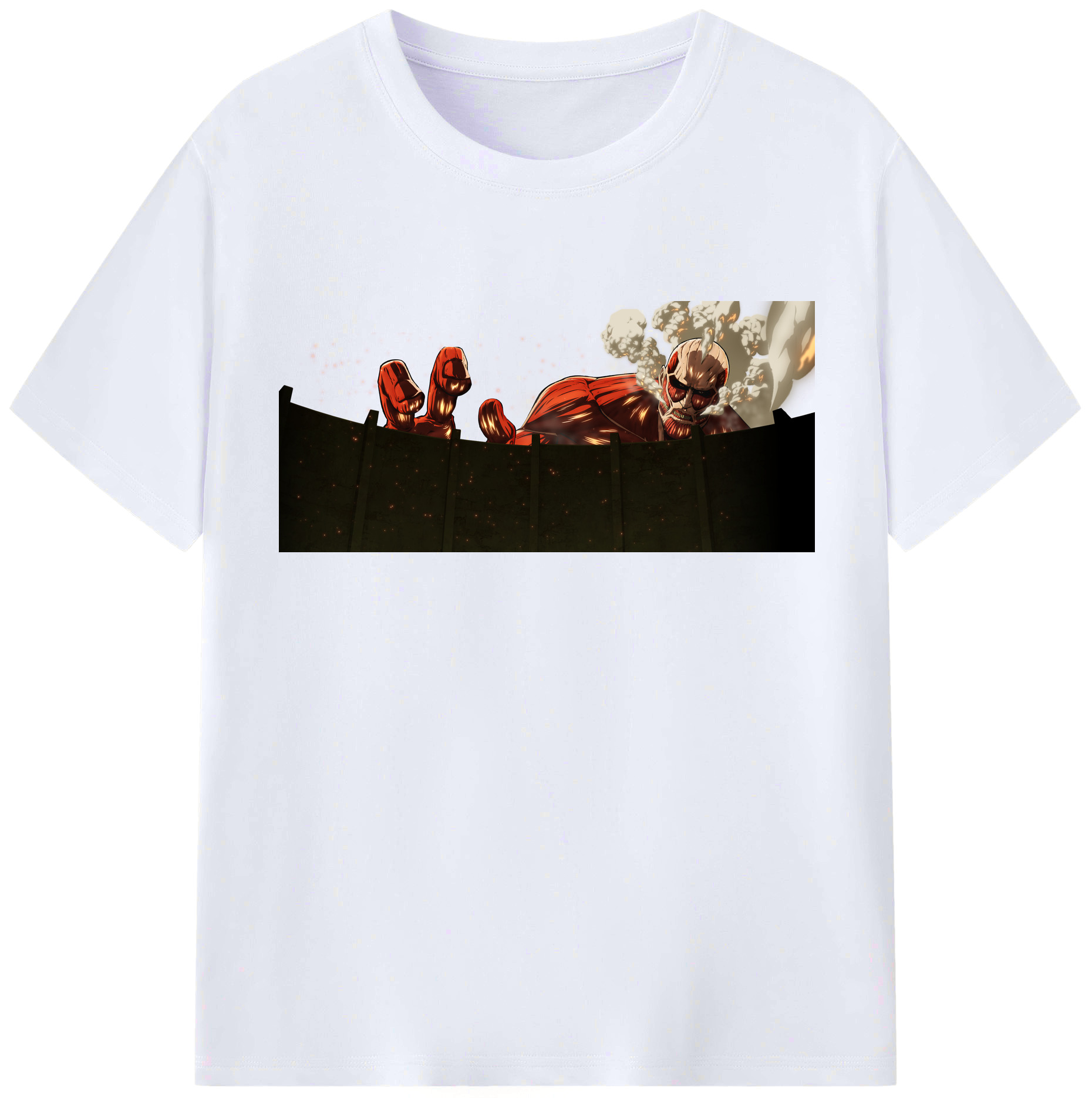 （画像用） 進撃の巨人 Attack on Titan レディースカジュアルプリントTシャツ（綿100％）