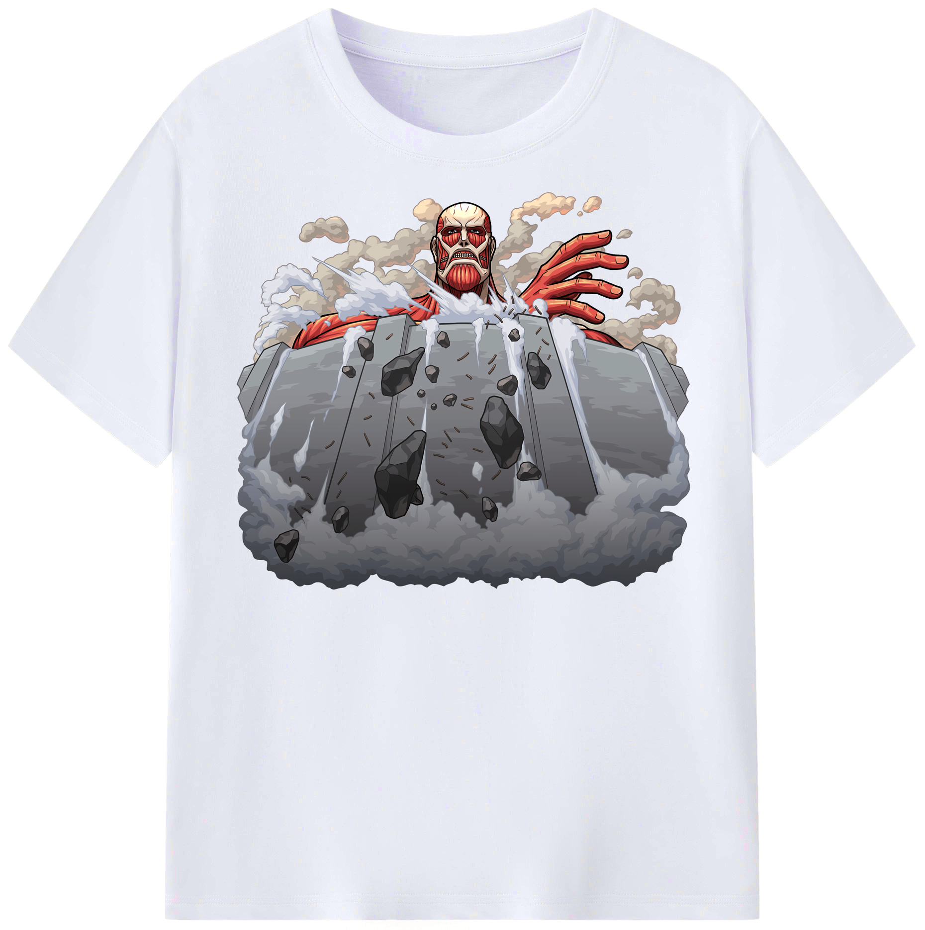 （画像用） 進撃の巨人 Attack on Titan レディースカジュアルプリントTシャツ（綿100％）