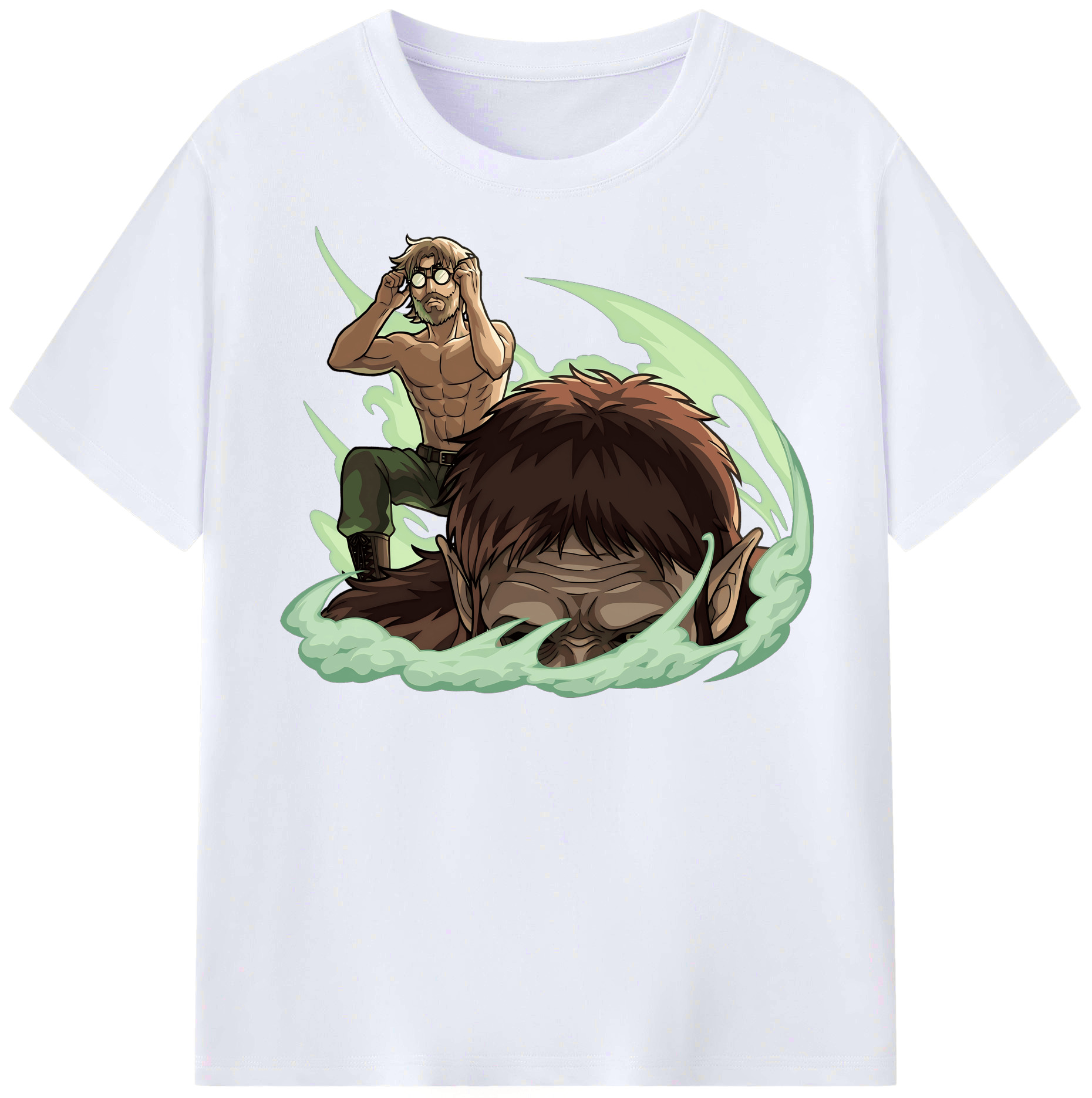 （画像用） 進撃の巨人 Attack on Titan レディースカジュアルプリントTシャツ（綿100％）