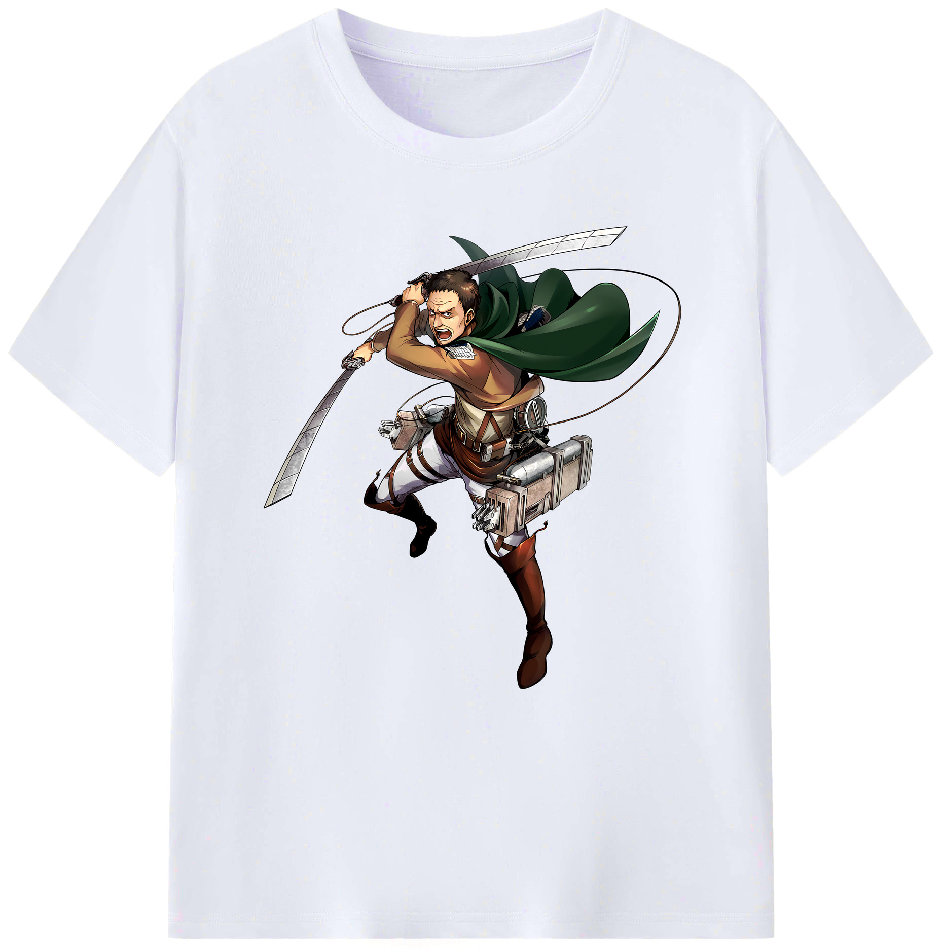 （画像用） 進撃の巨人 Attack on Titan レディースカジュアルプリントTシャツ（綿100％）