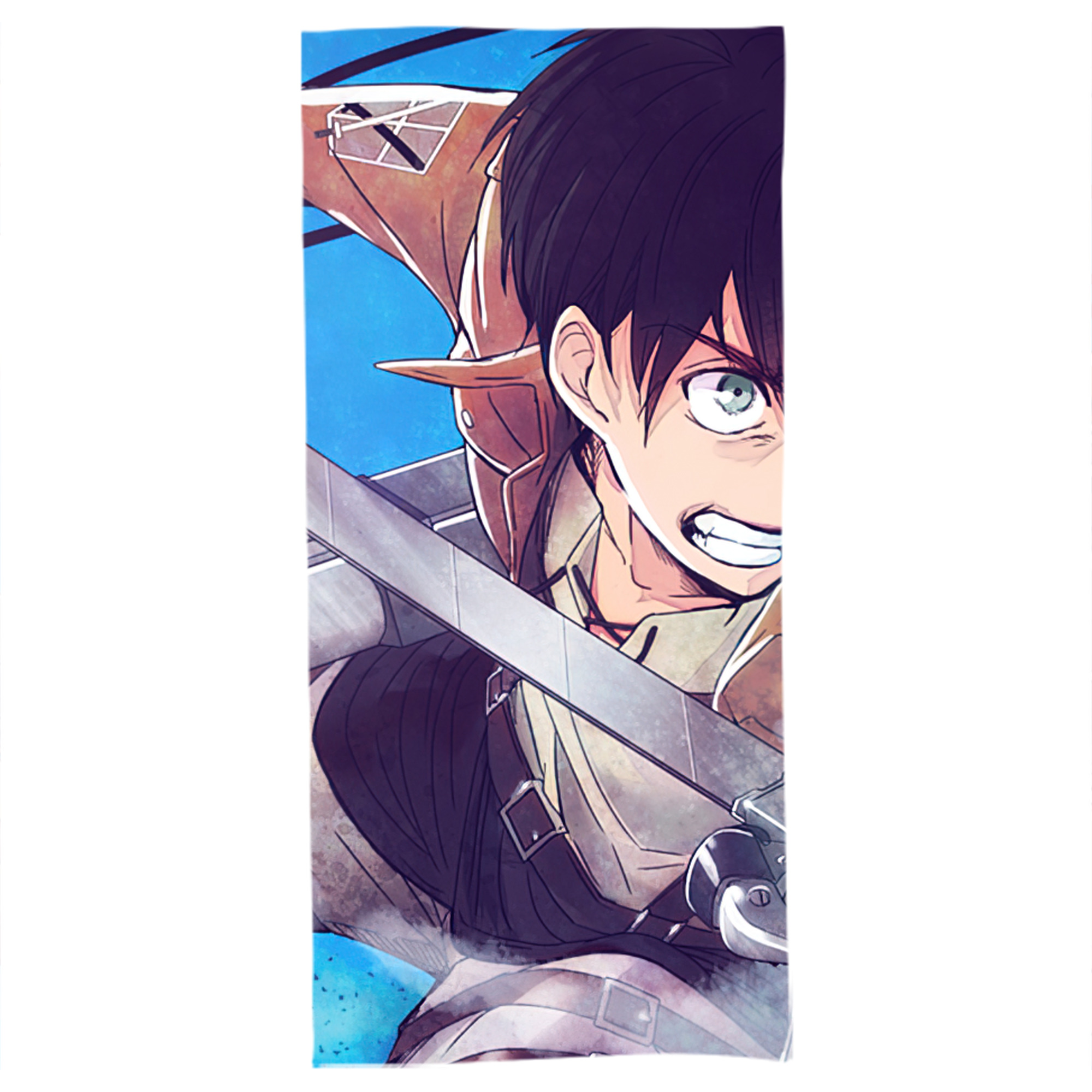 （画像用） 進撃の巨人 Attack on Titan 大判バスタオル 70×140cm 吸水速乾 柔らかい肌触り