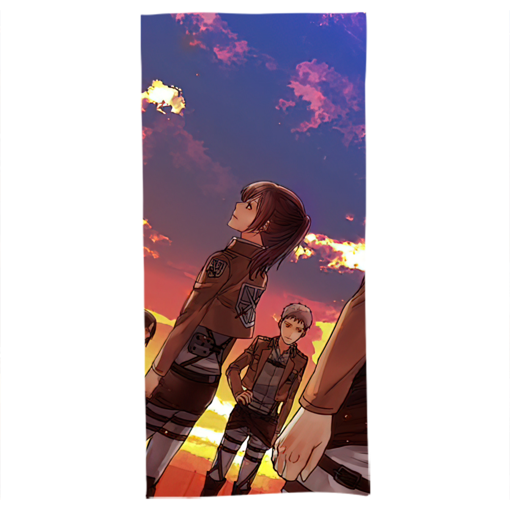 （画像用） 進撃の巨人 Attack on Titan 大判バスタオル 70×140cm 吸水速乾 柔らかい肌触り