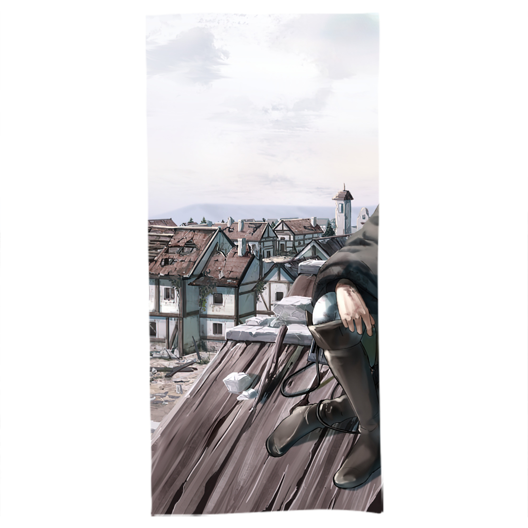 （画像用） 進撃の巨人 Attack on Titan 大判バスタオル 70×140cm 吸水速乾 柔らかい肌触り
