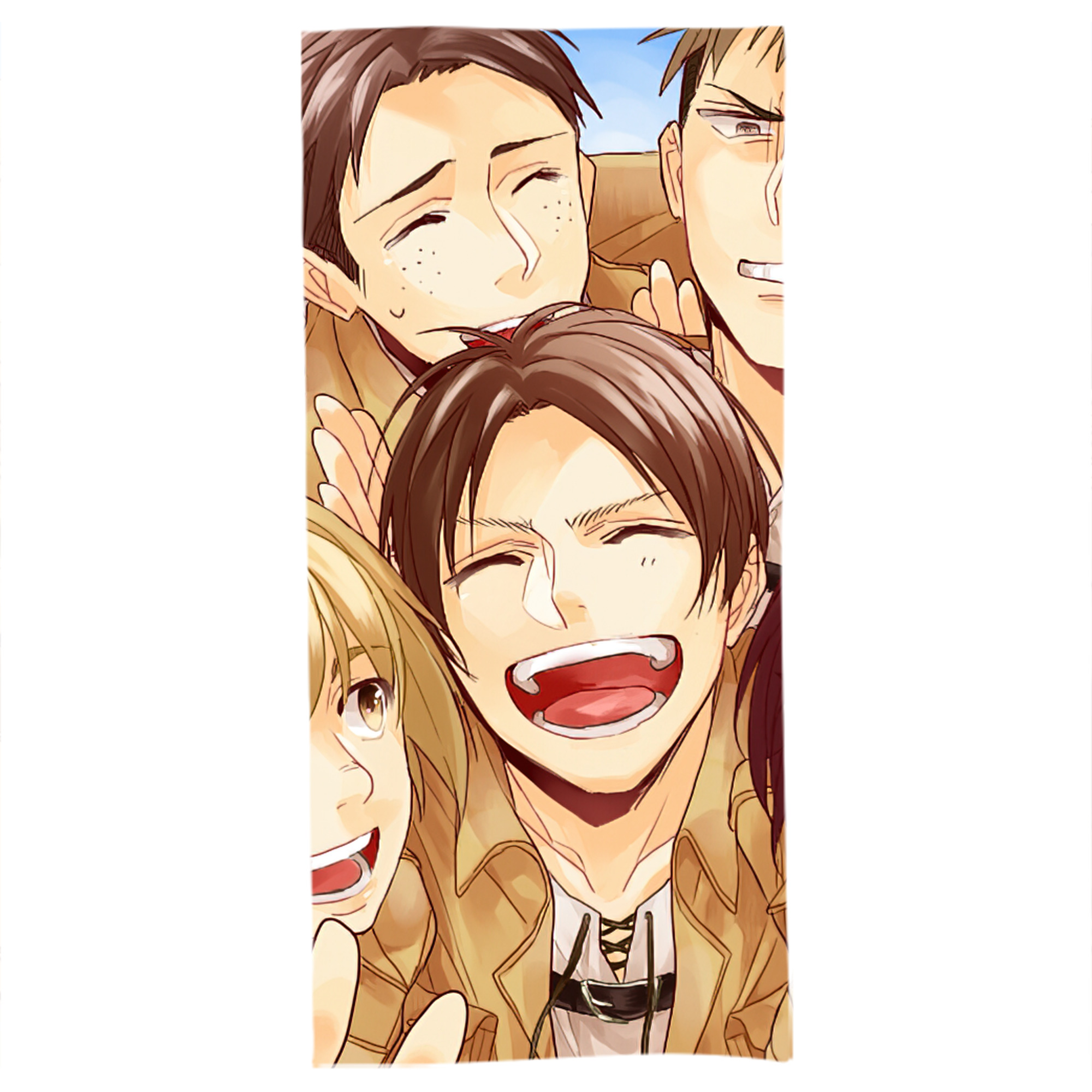 （画像用） 進撃の巨人 Attack on Titan 大判バスタオル 70×140cm 吸水速乾 柔らかい肌触り
