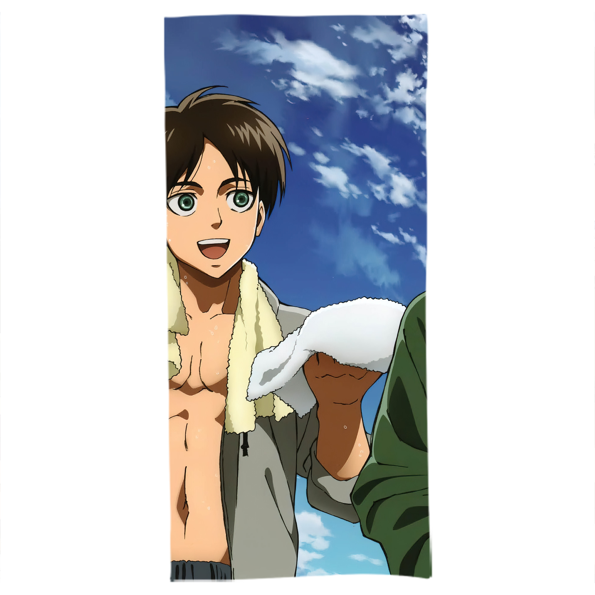 （画像用） 進撃の巨人 Attack on Titan 大判バスタオル 70×140cm 吸水速乾 柔らかい肌触り