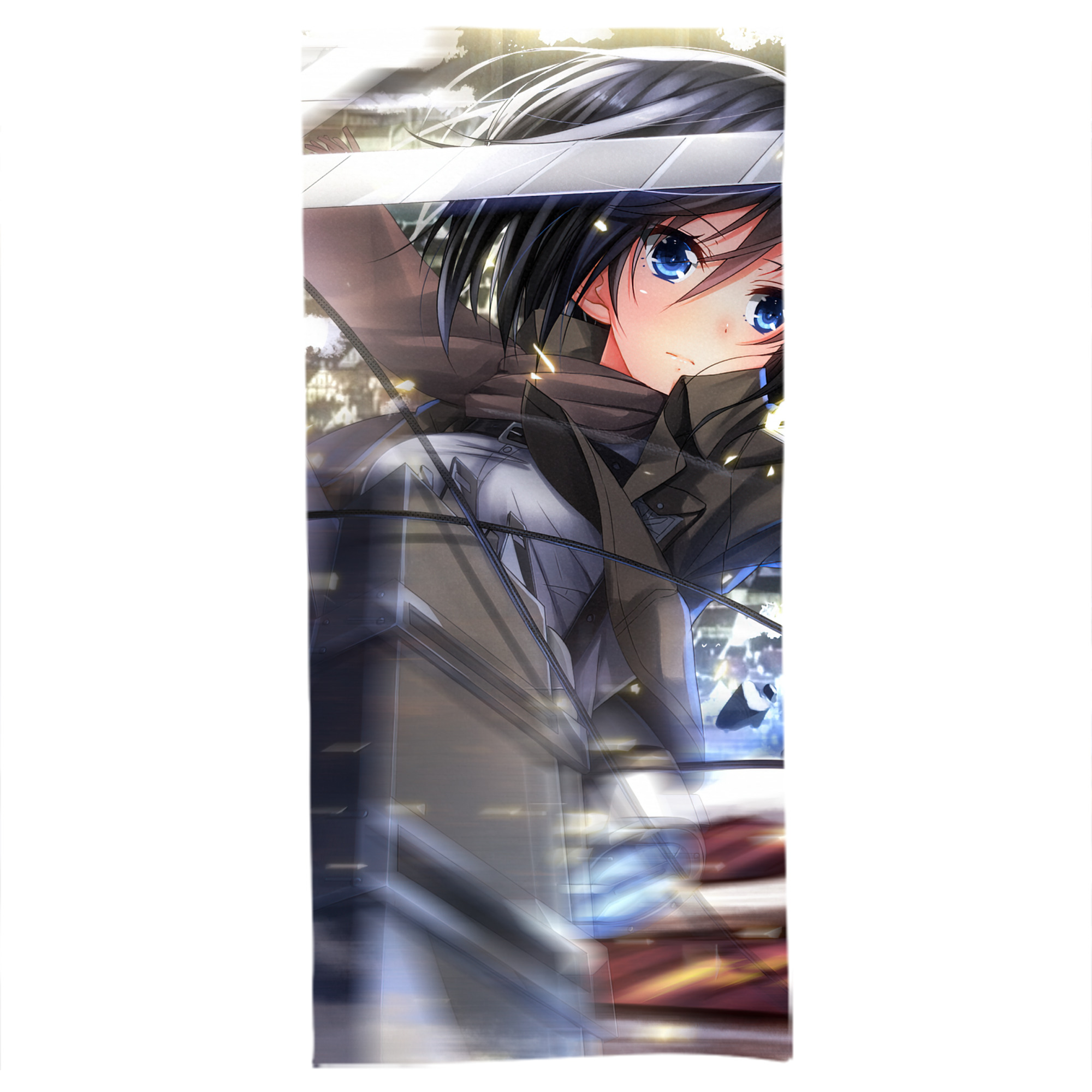 （画像用） 進撃の巨人 Attack on Titan 大判バスタオル 70×140cm 吸水速乾 柔らかい肌触り
