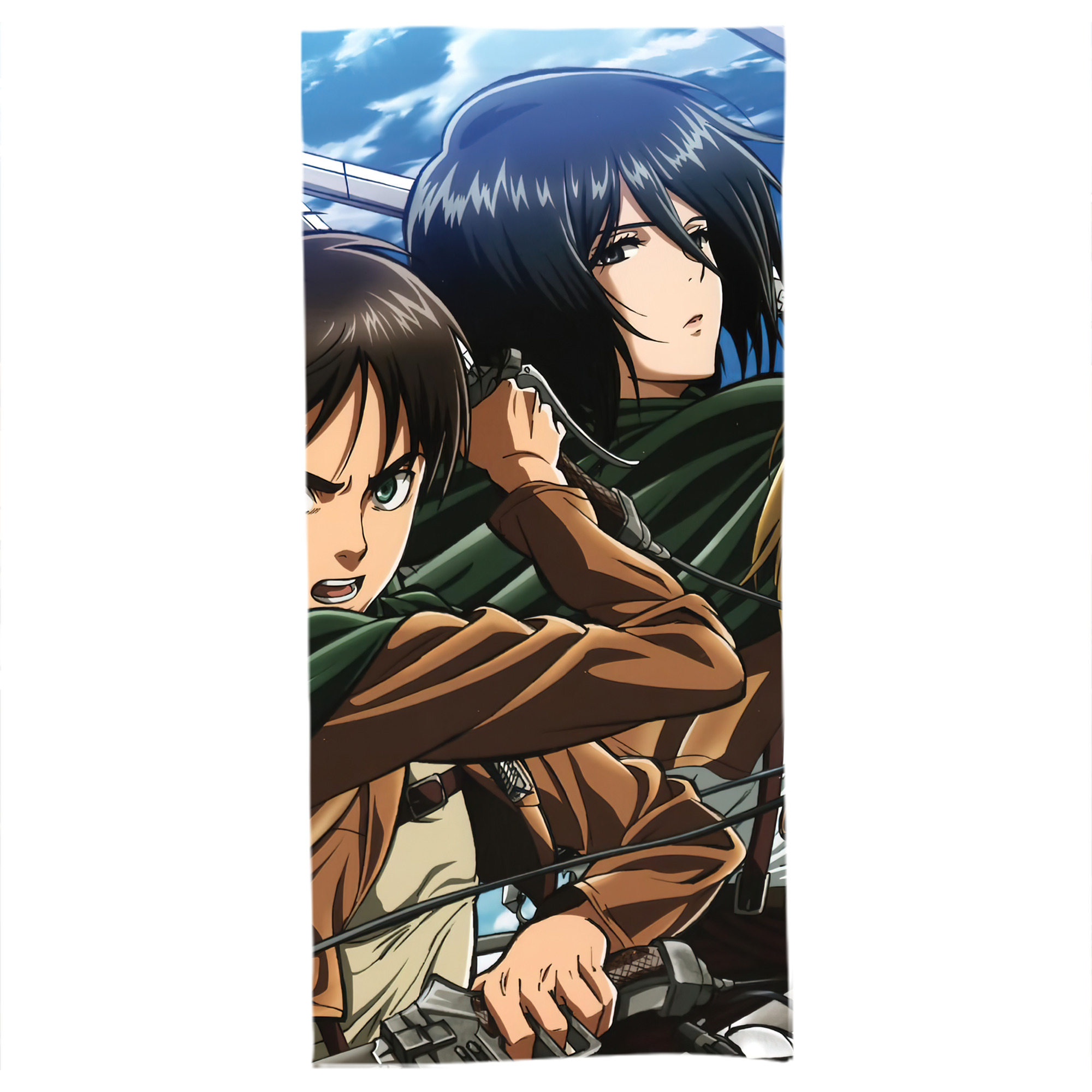 （画像用） 進撃の巨人 Attack on Titan 大判バスタオル 70×140cm 吸水速乾 柔らかい肌触り