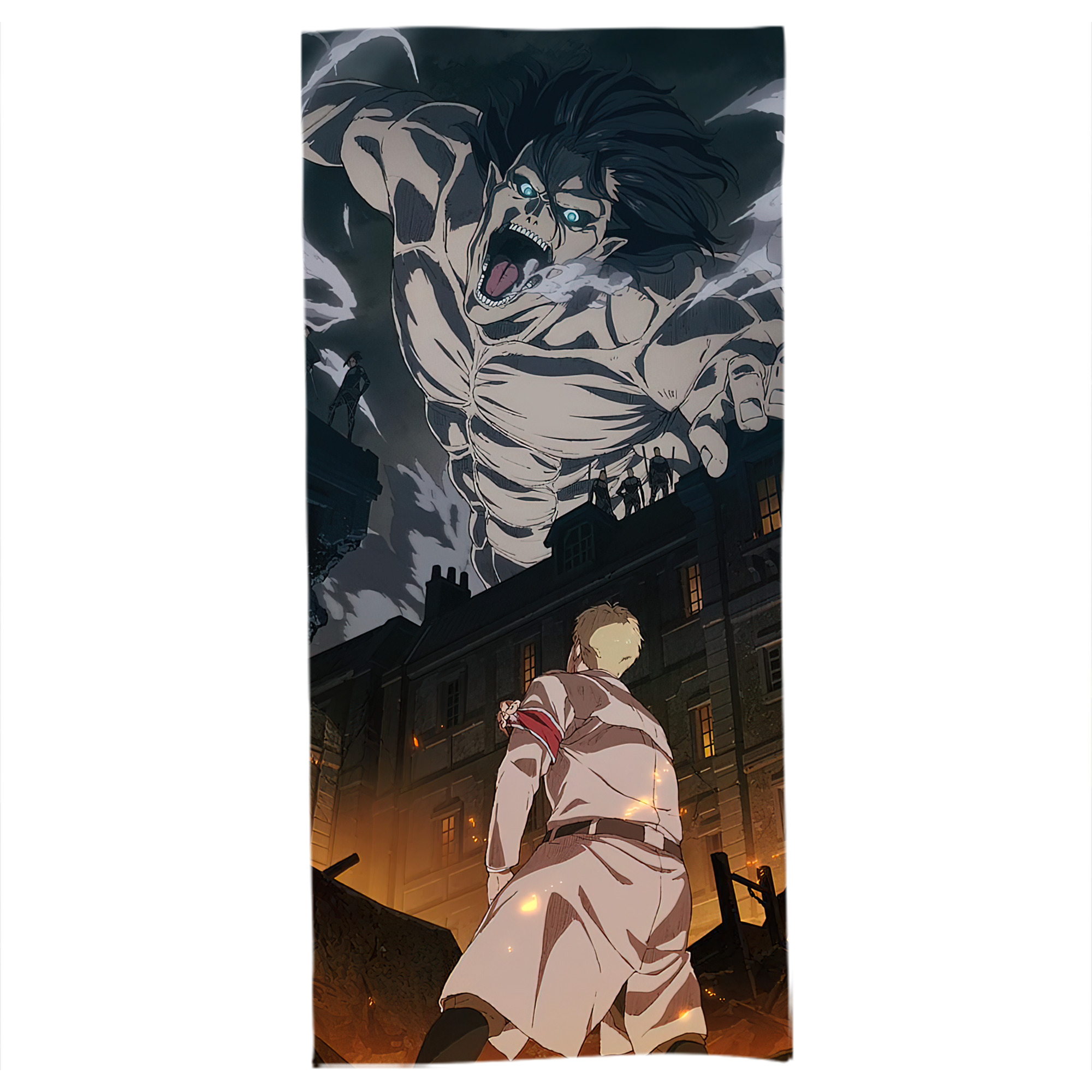 （画像用） 進撃の巨人 Attack on Titan 大判バスタオル 70×140cm 吸水速乾 柔らかい肌触り