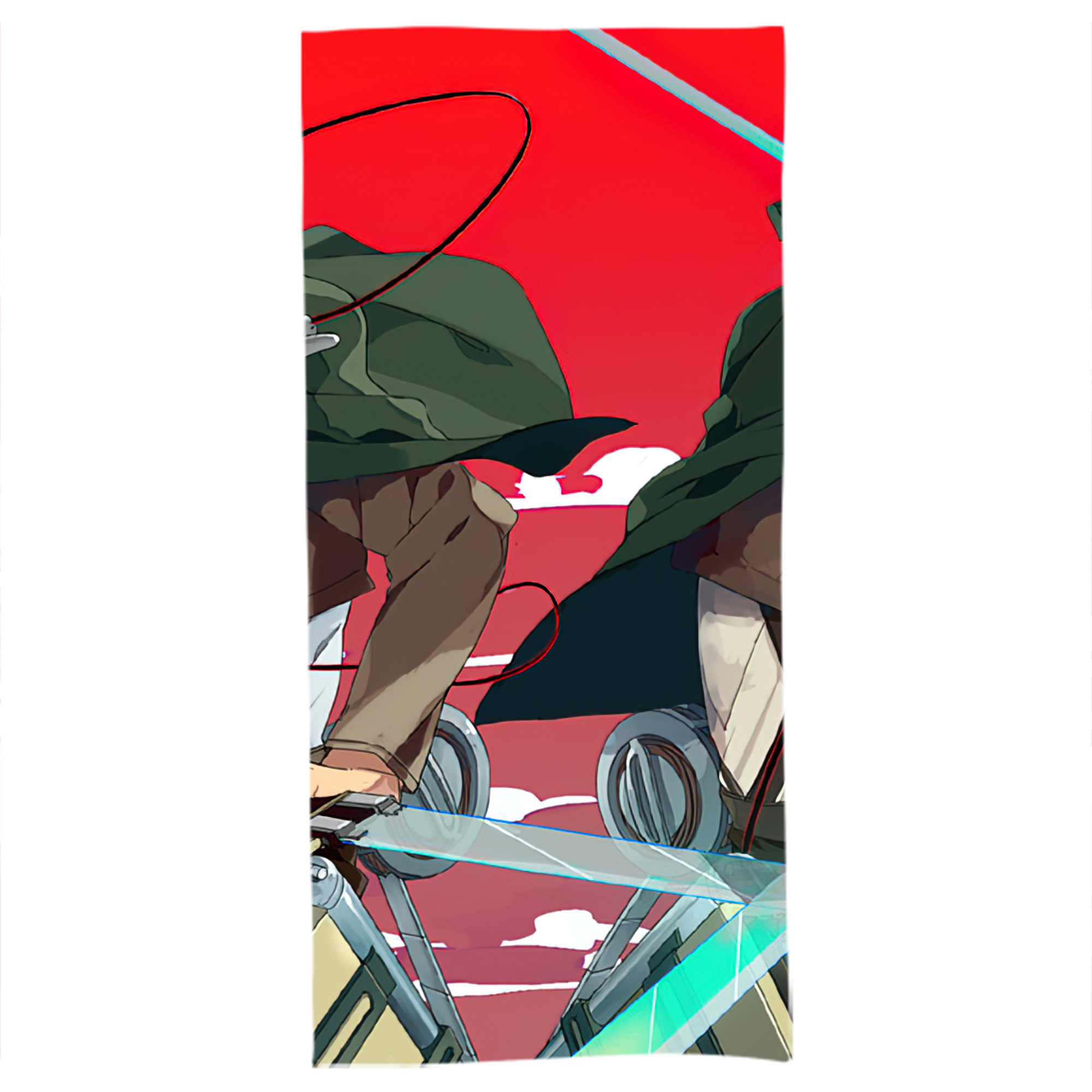 （画像用） 進撃の巨人 Attack on Titan 大判バスタオル 70×140cm 吸水速乾 柔らかい肌触り