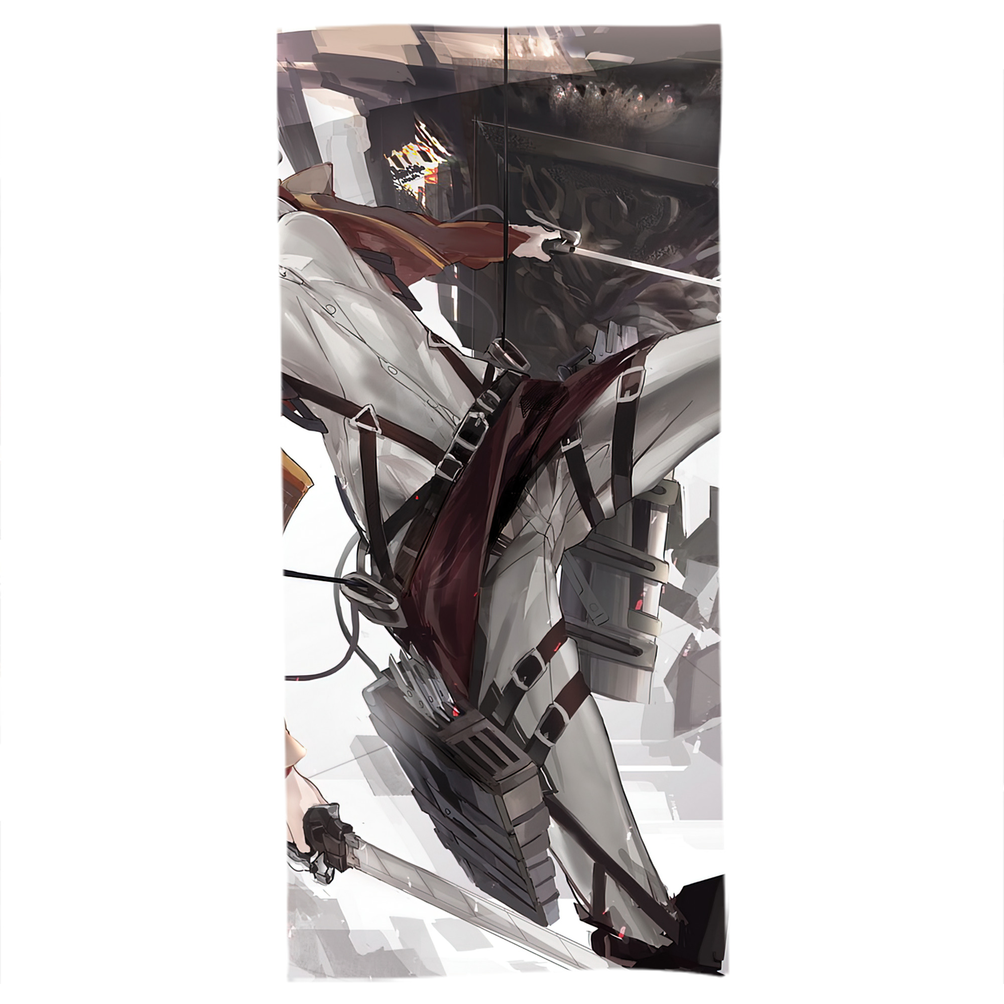 （画像用） 進撃の巨人 Attack on Titan 大判バスタオル 70×140cm 吸水速乾 柔らかい肌触り