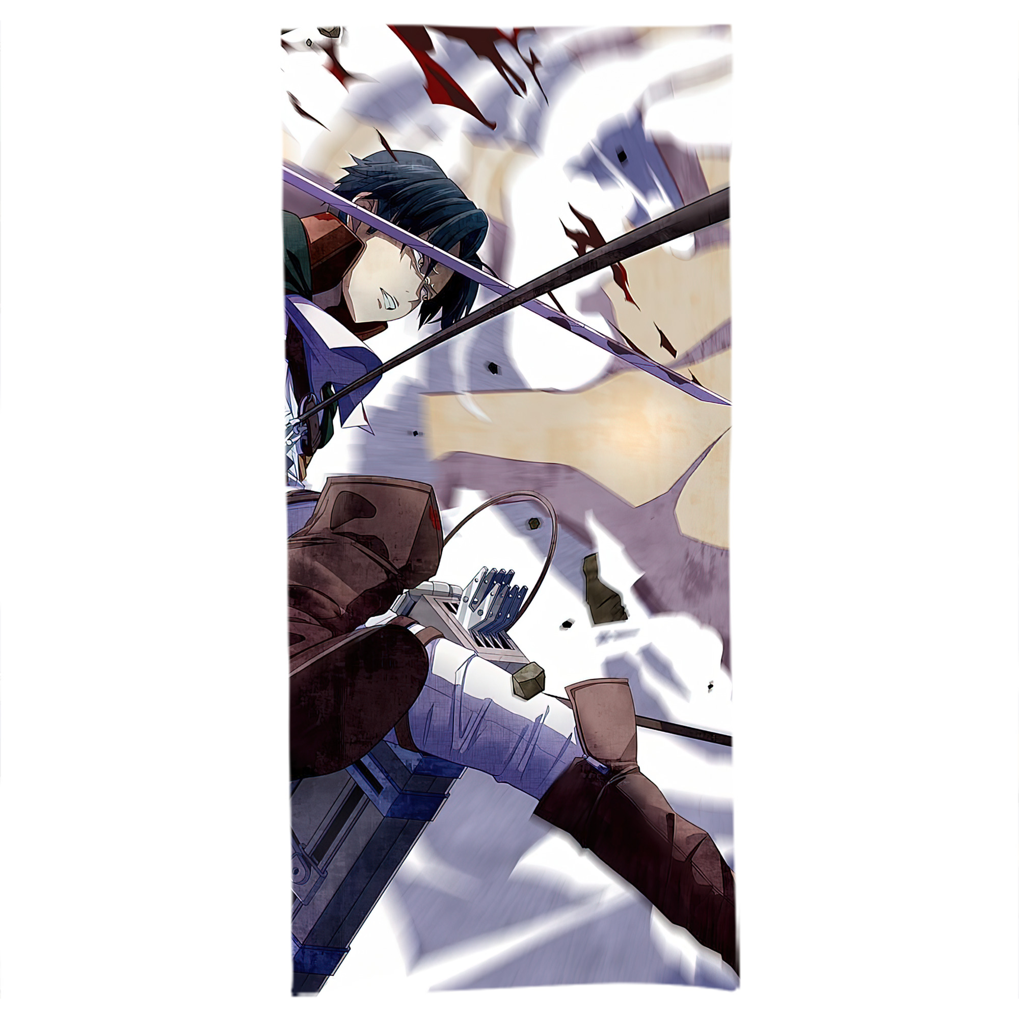 （画像用） 進撃の巨人 Attack on Titan 大判バスタオル 70×140cm 吸水速乾 柔らかい肌触り
