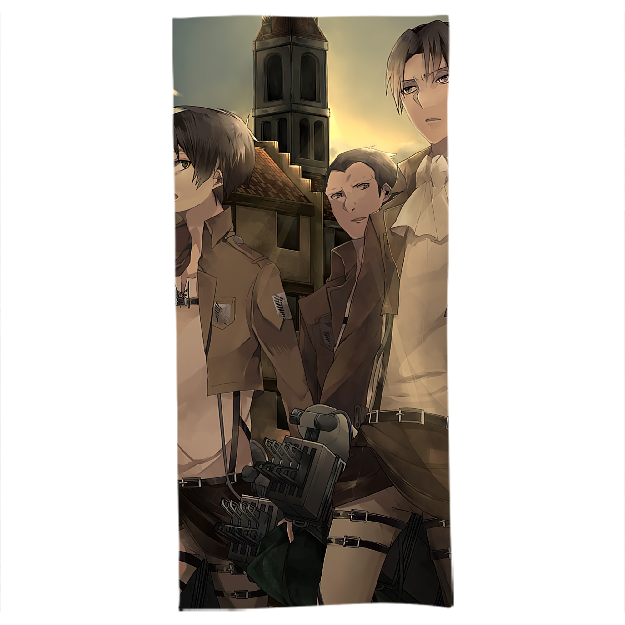 （画像用） 進撃の巨人 Attack on Titan 大判バスタオル 70×140cm 吸水速乾 柔らかい肌触り