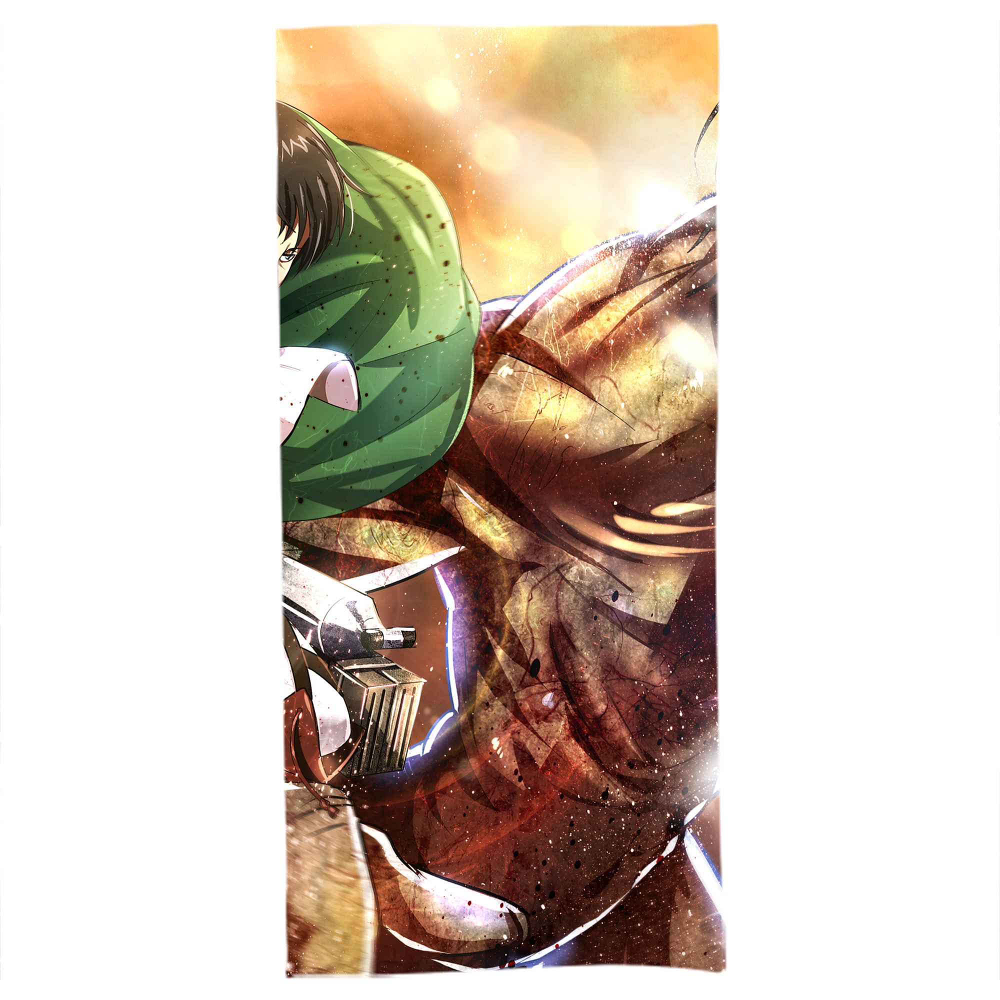 （画像用） 進撃の巨人 Attack on Titan 大判バスタオル 70×140cm 吸水速乾 柔らかい肌触り
