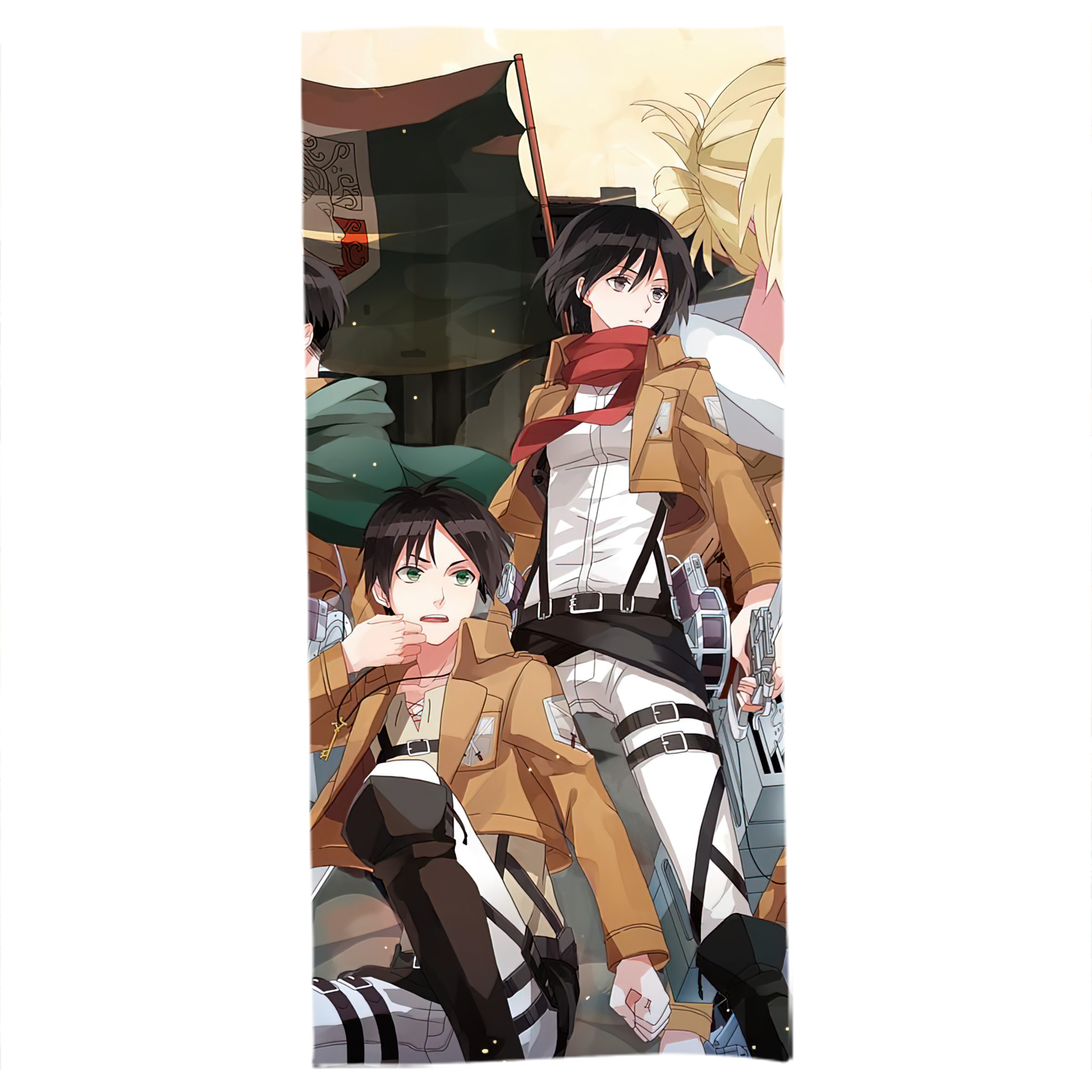 （画像用） 進撃の巨人 Attack on Titan 大判バスタオル 70×140cm 吸水速乾 柔らかい肌触り