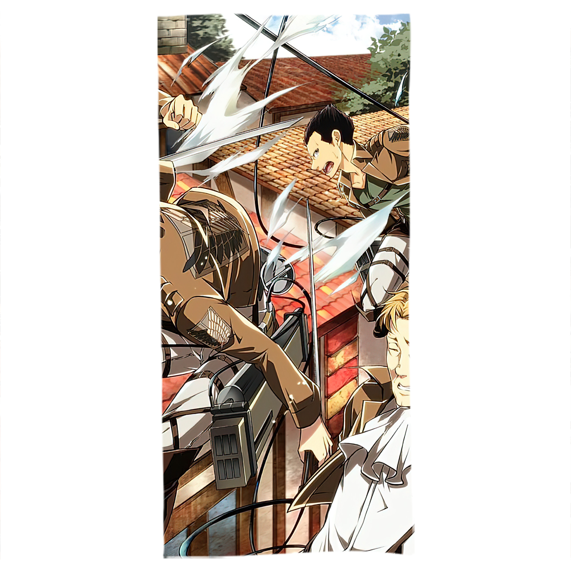 （画像用） 進撃の巨人 Attack on Titan 大判バスタオル 70×140cm 吸水速乾 柔らかい肌触り