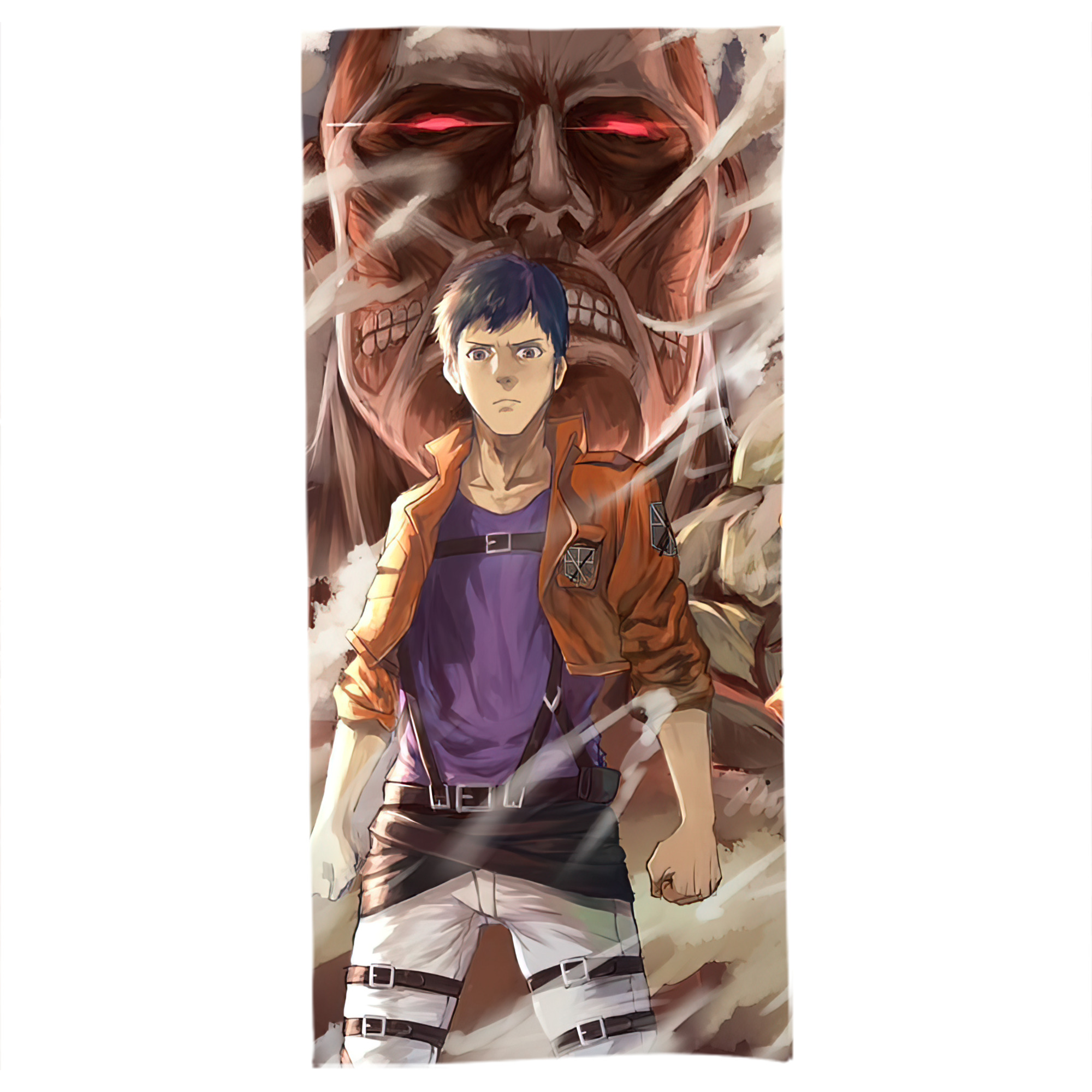 （画像用） 進撃の巨人 Attack on Titan 大判バスタオル 70×140cm 吸水速乾 柔らかい肌触り