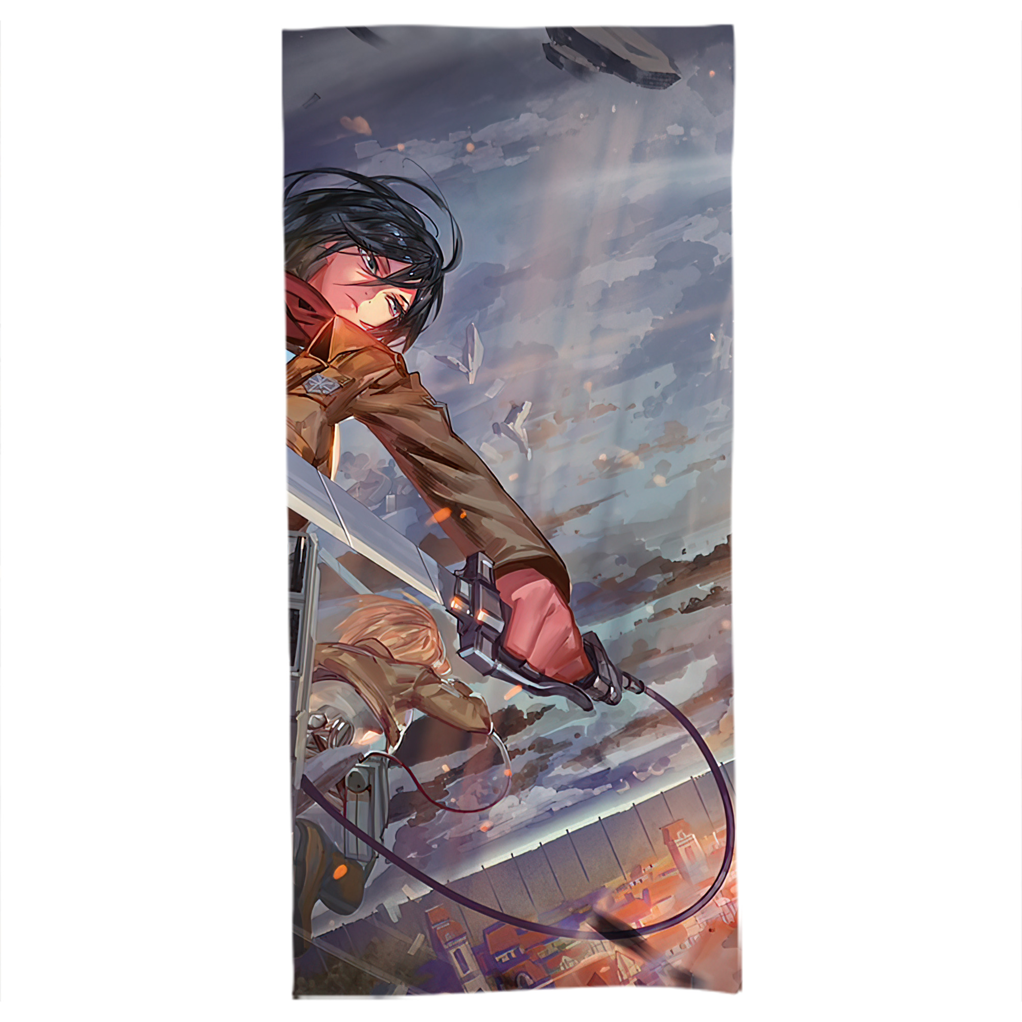 （画像用） 進撃の巨人 Attack on Titan 大判バスタオル 70×140cm 吸水速乾 柔らかい肌触り