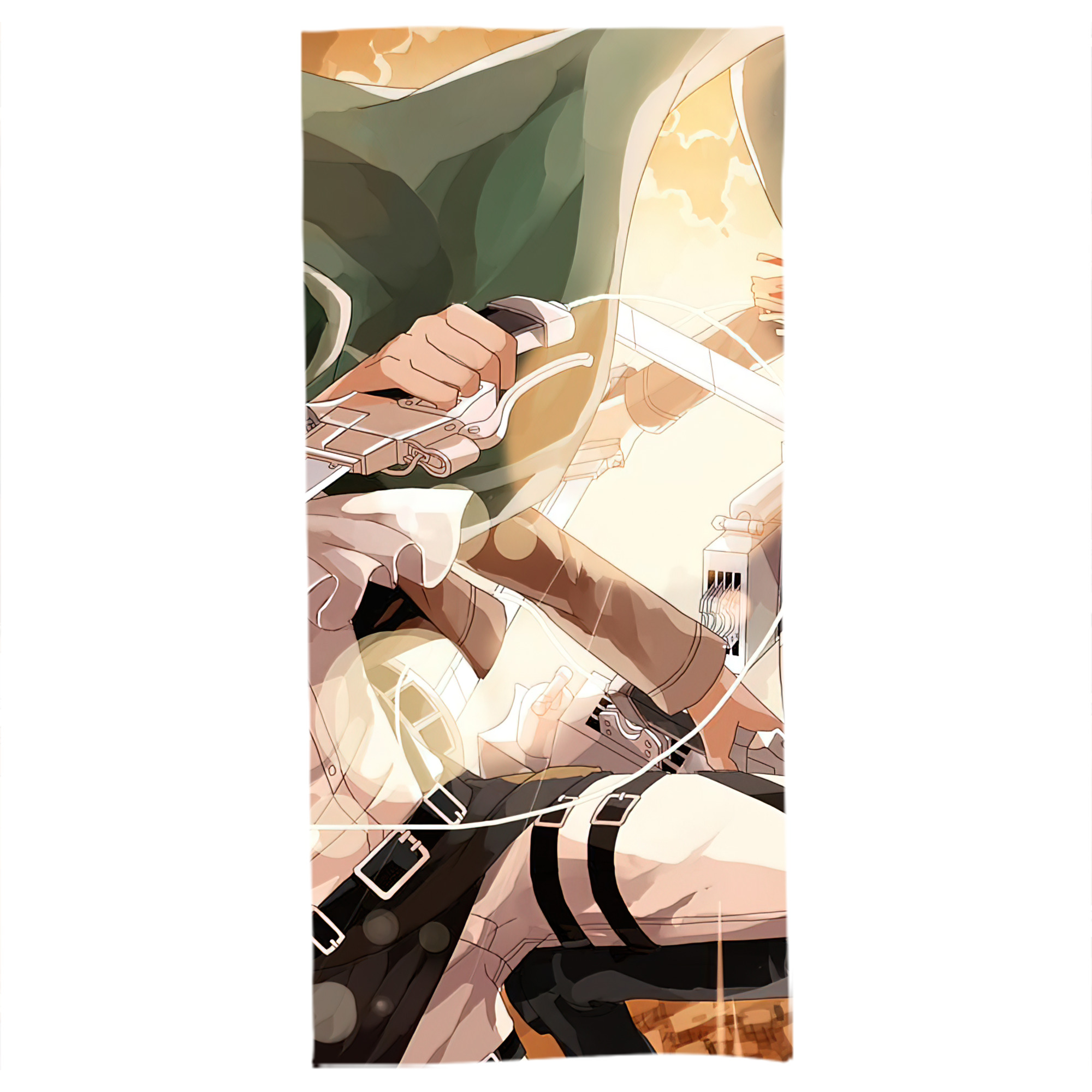 （画像用） 進撃の巨人 Attack on Titan 大判バスタオル 70×140cm 吸水速乾 柔らかい肌触り