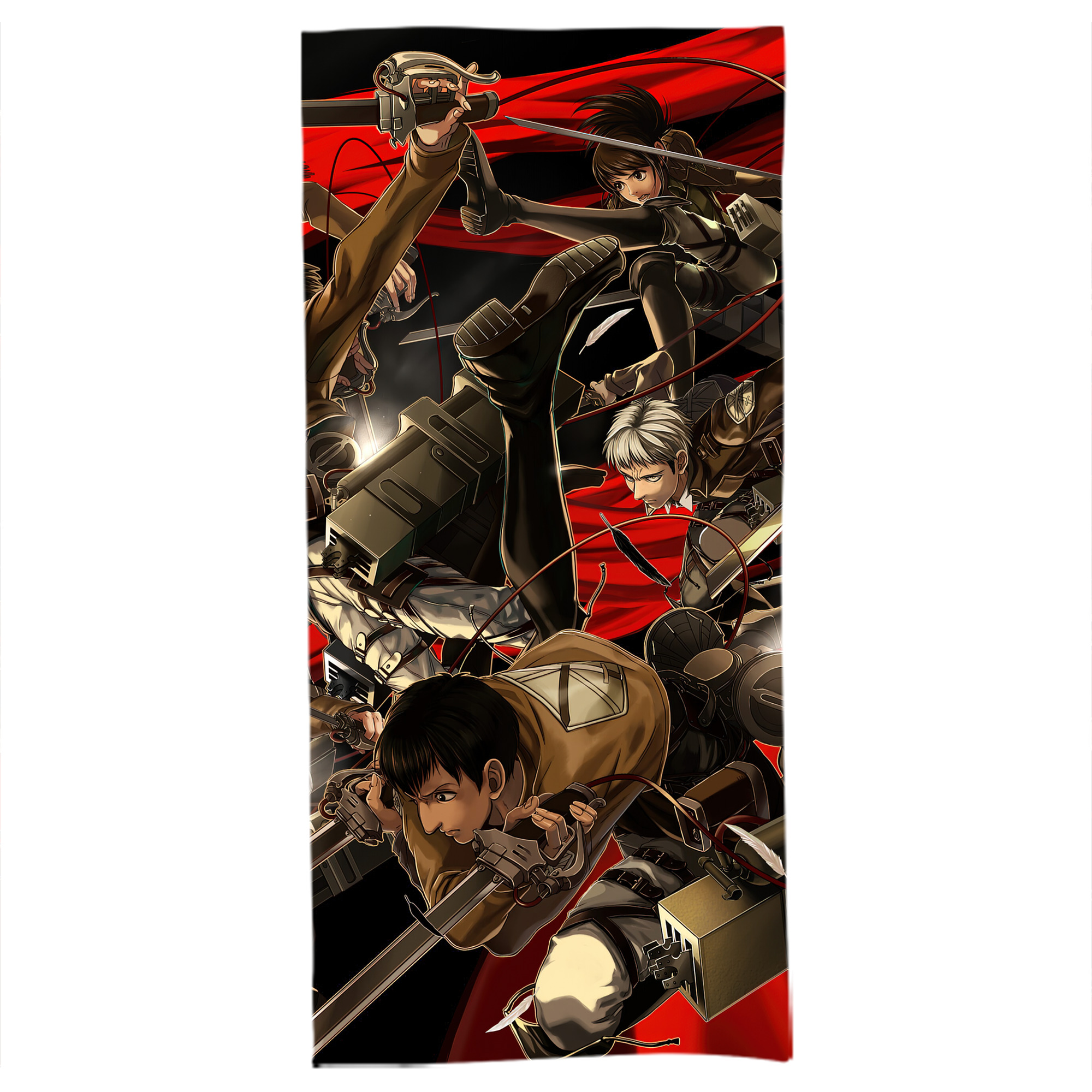 （画像用） 進撃の巨人 Attack on Titan 大判バスタオル 70×140cm 吸水速乾 柔らかい肌触り