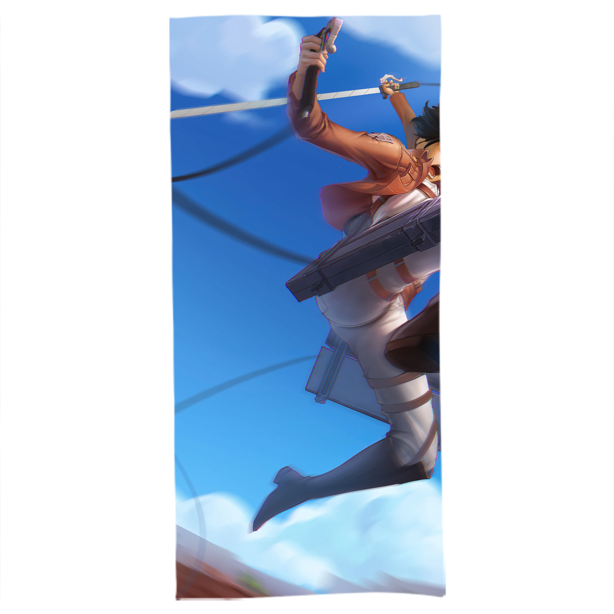 （画像用） 進撃の巨人 Attack on Titan 大判バスタオル 70×140cm 吸水速乾 柔らかい肌触り