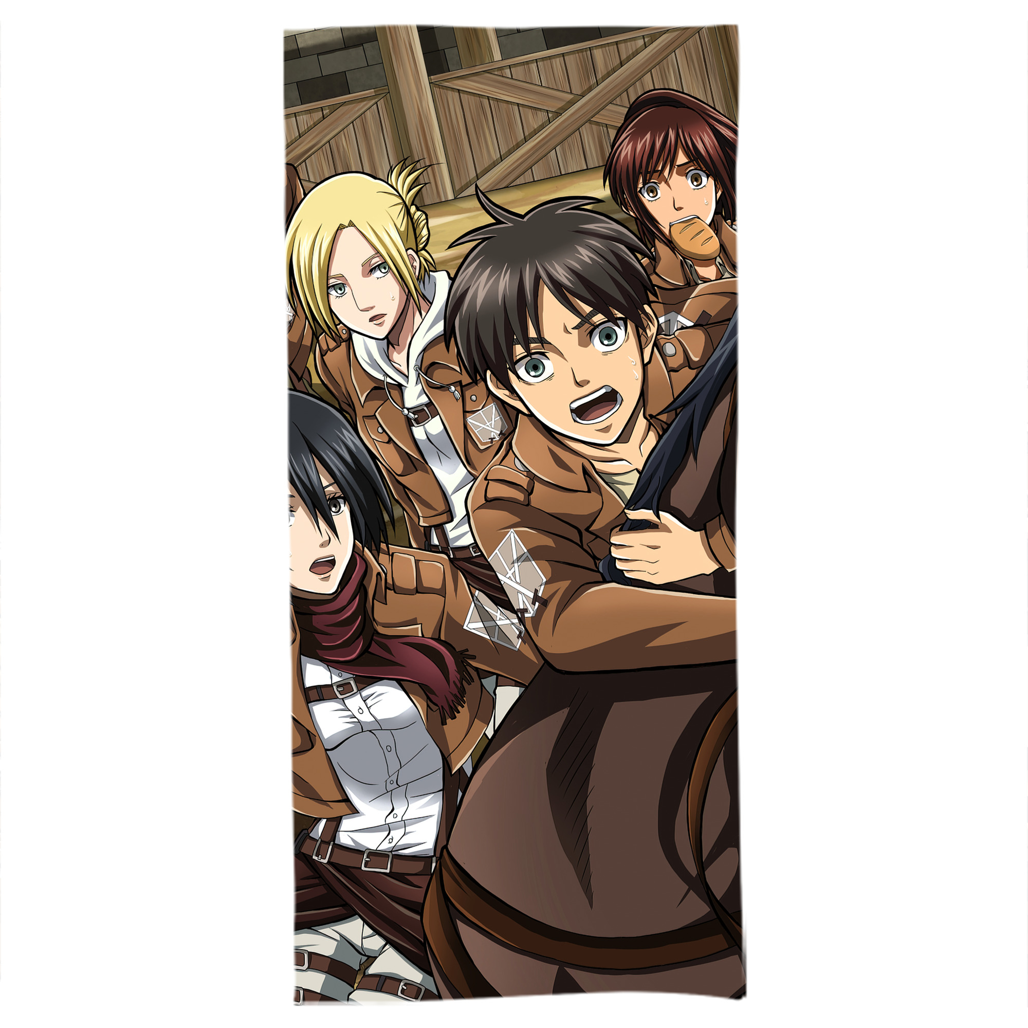 （画像用） 進撃の巨人 Attack on Titan 大判バスタオル 70×140cm 吸水速乾 柔らかい肌触り
