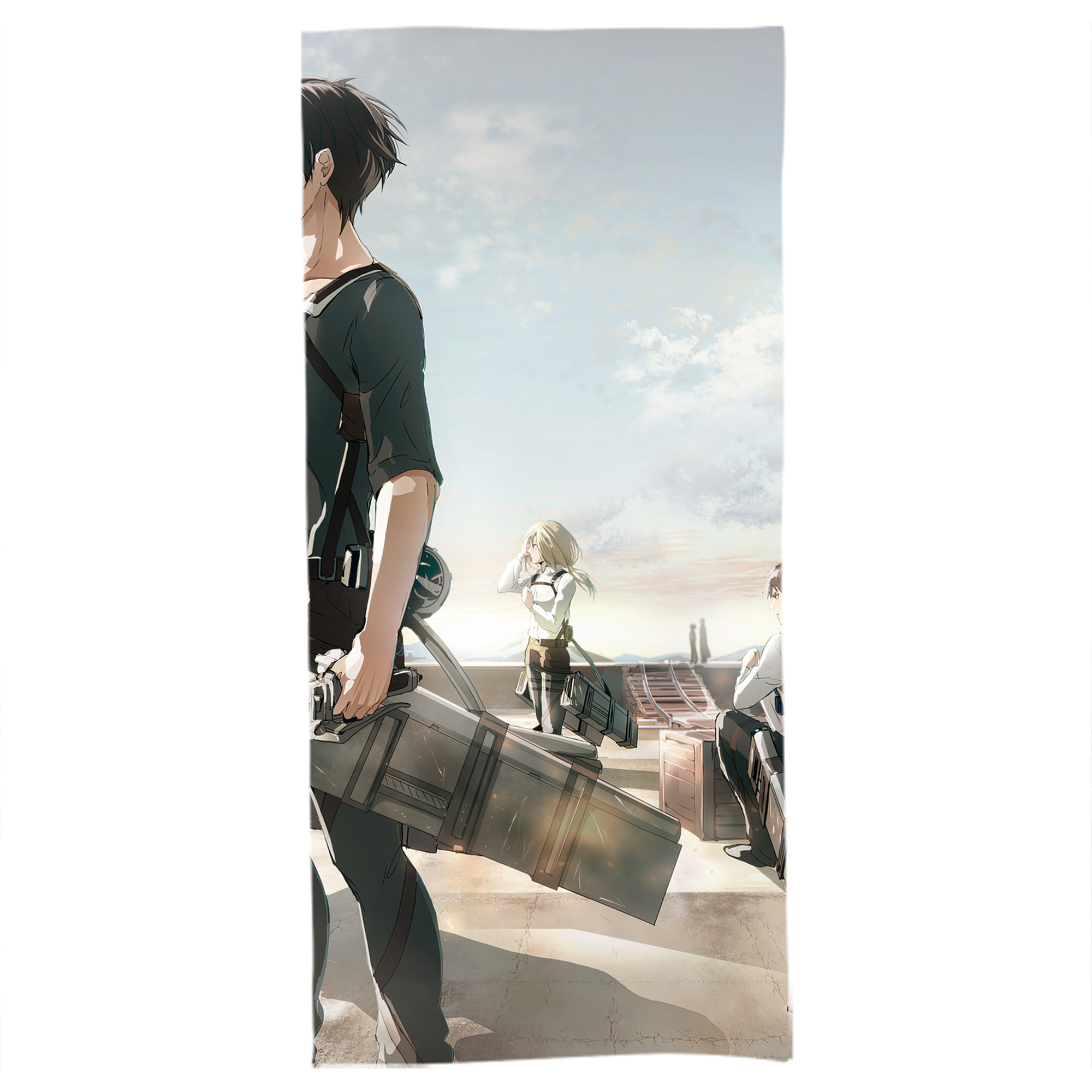 （画像用） 進撃の巨人 Attack on Titan 大判バスタオル 70×140cm 吸水速乾 柔らかい肌触り
