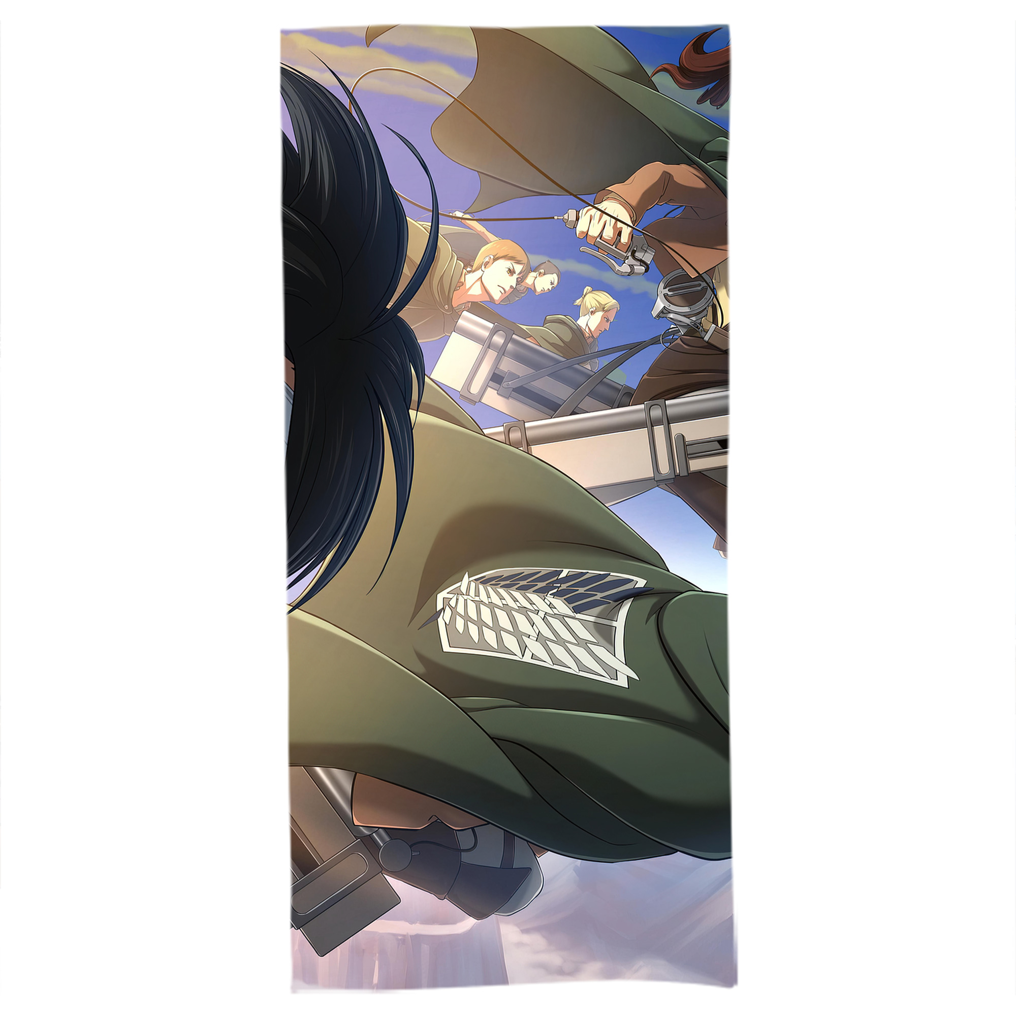 （画像用） 進撃の巨人 Attack on Titan 大判バスタオル 70×140cm 吸水速乾 柔らかい肌触り
