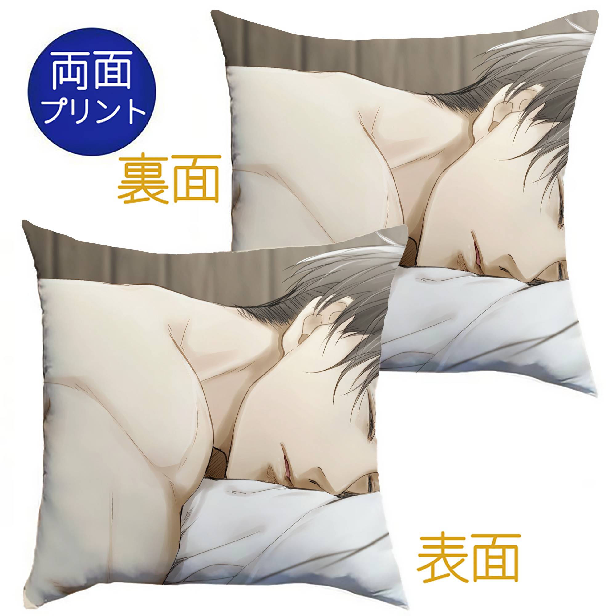 （画像用） 進撃の巨人 Attack on Titan クッションカバー＆本体セット（ポリエステル素材）