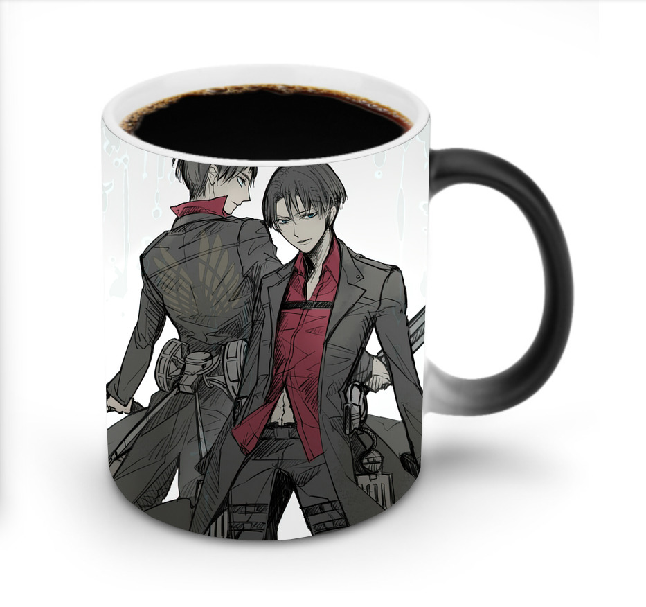 （画像用） 進撃の巨人 Attack on Titan 温度変色マグカップ