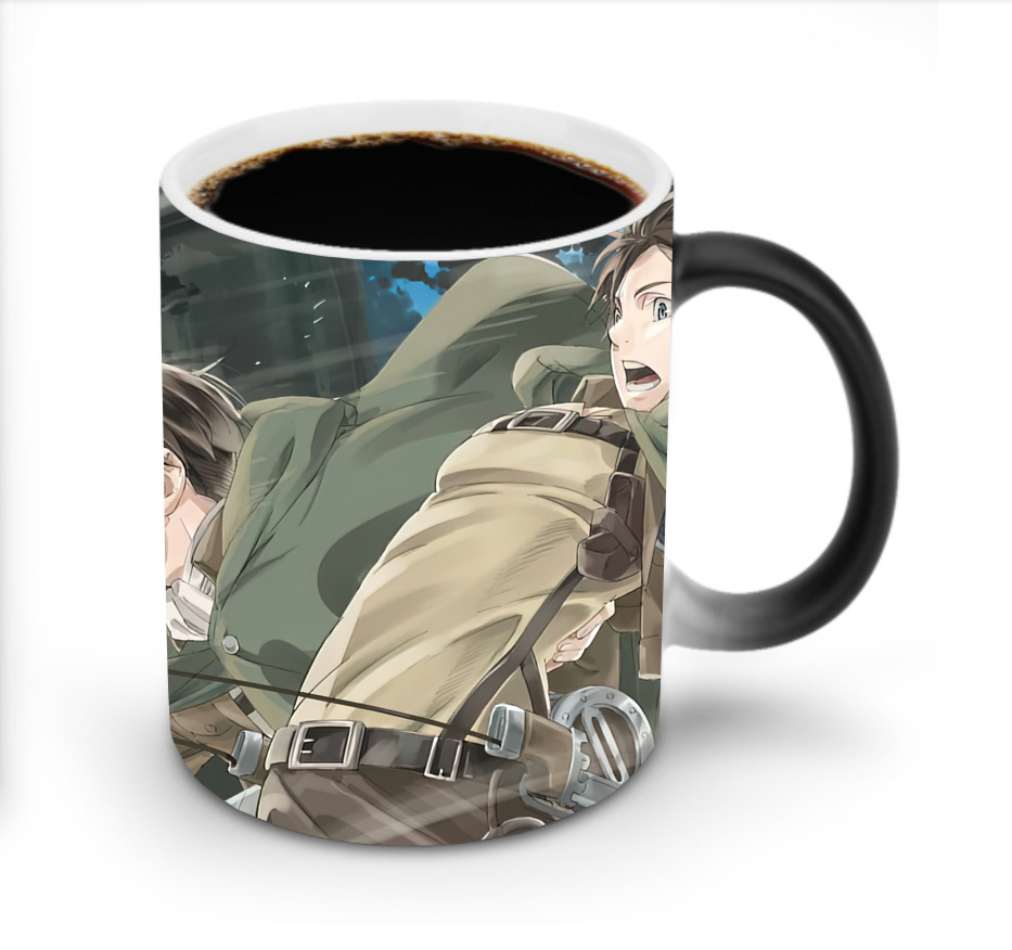 （画像用） 進撃の巨人 Attack on Titan 温度変色マグカップ