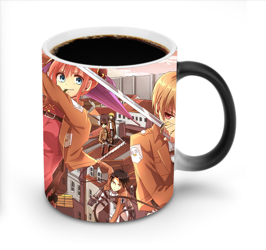 （画像用） 進撃の巨人 Attack on Titan 温度変色マグカップ