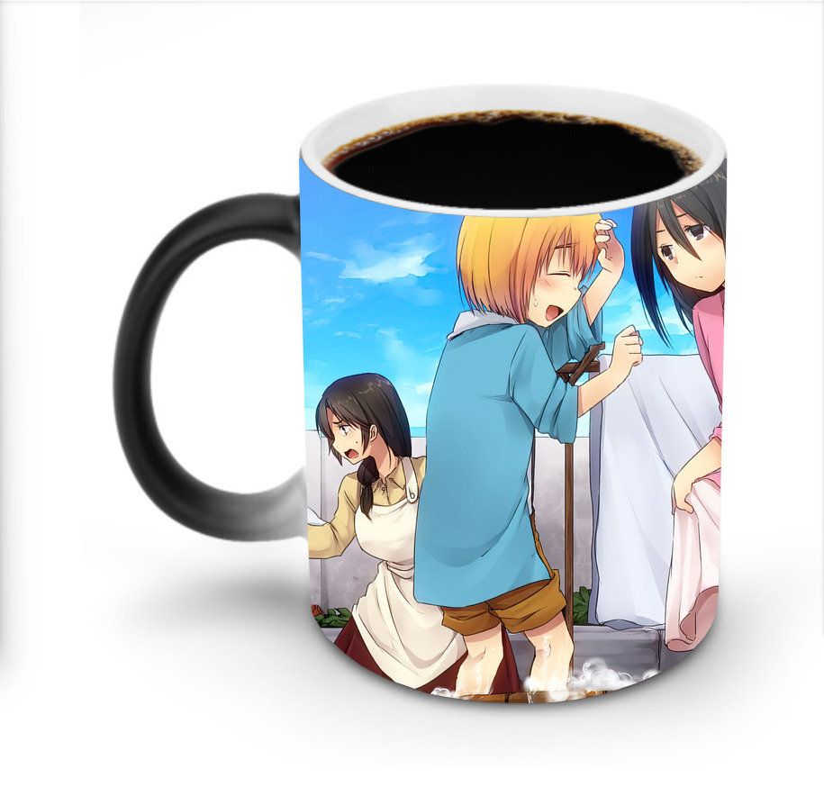 （画像用） 進撃の巨人 Attack on Titan 温度変色マグカップ