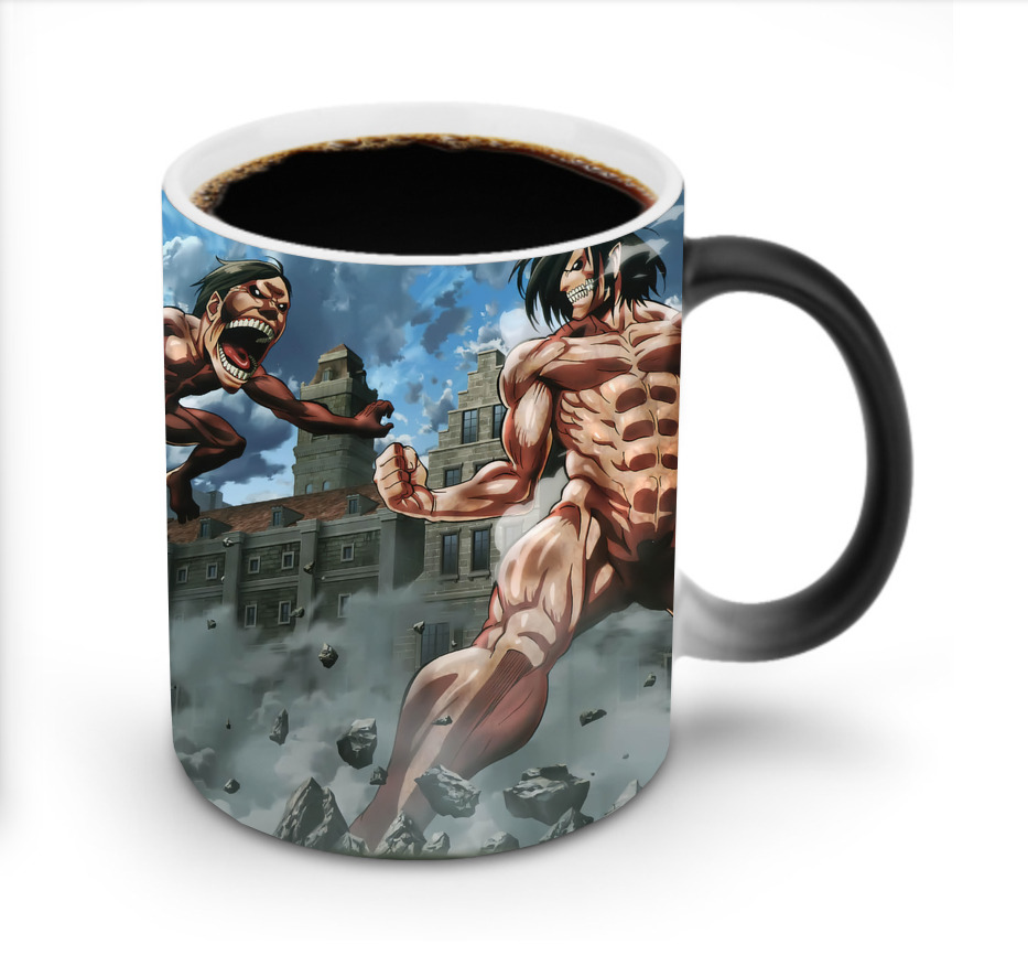 （画像用） 進撃の巨人 Attack on Titan 温度変色マグカップ