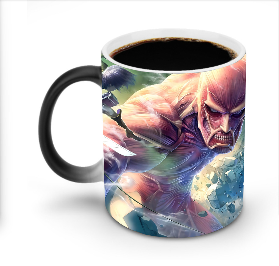 （画像用） 進撃の巨人 Attack on Titan 温度変色マグカップ